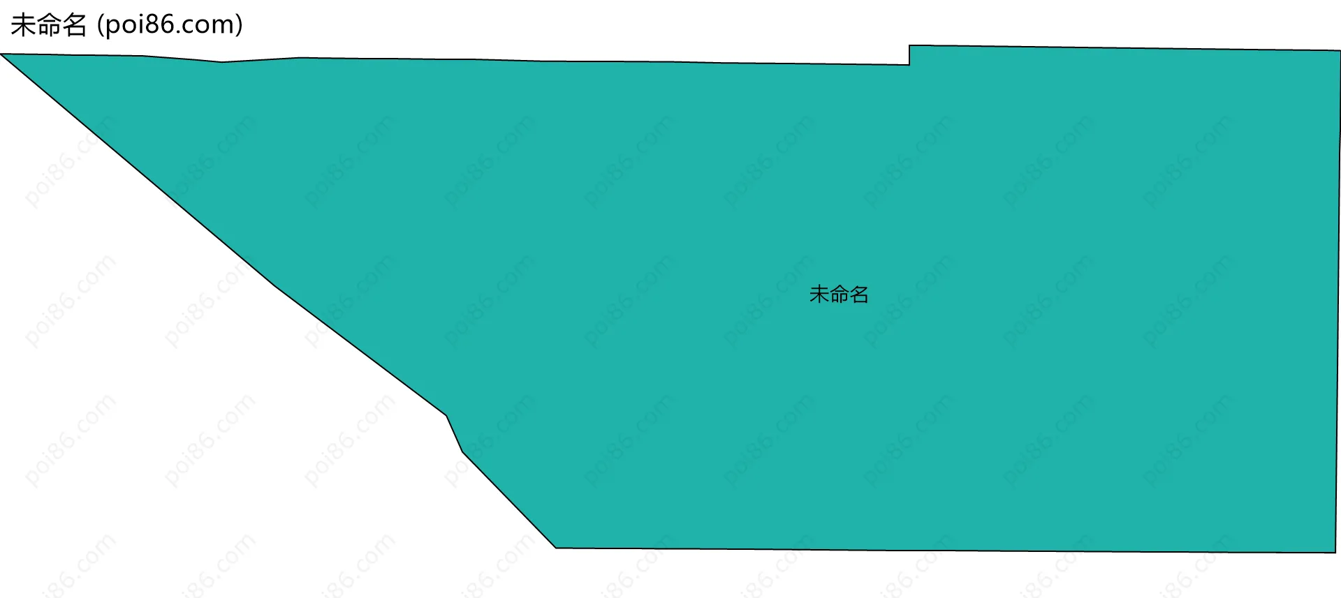 未命名边界地图