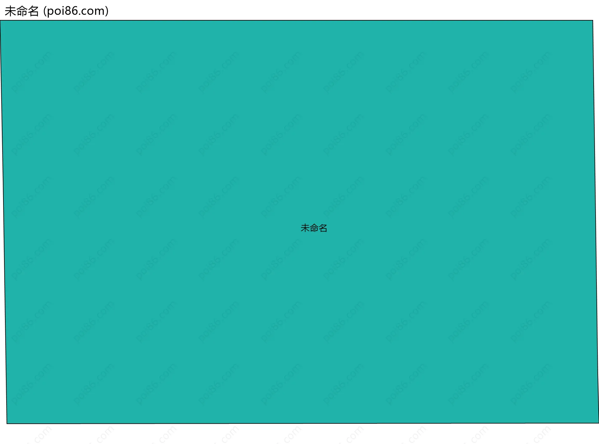 未命名边界地图