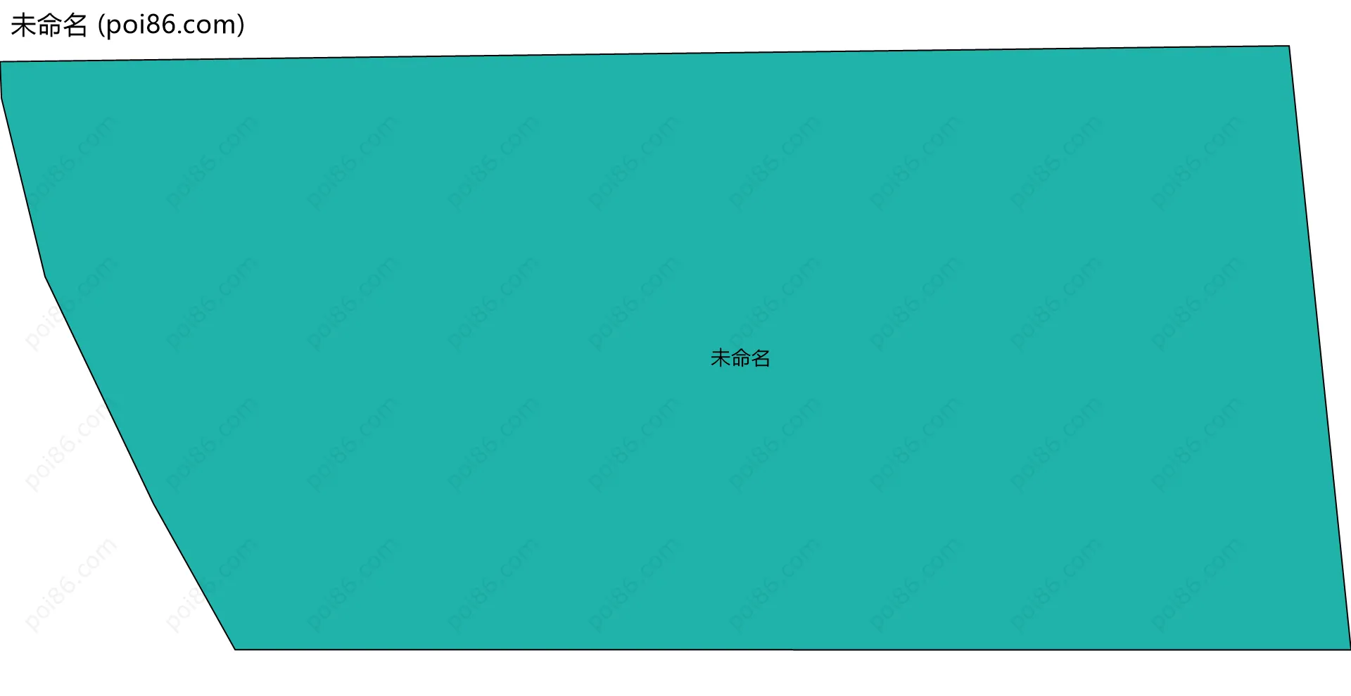 未命名边界地图