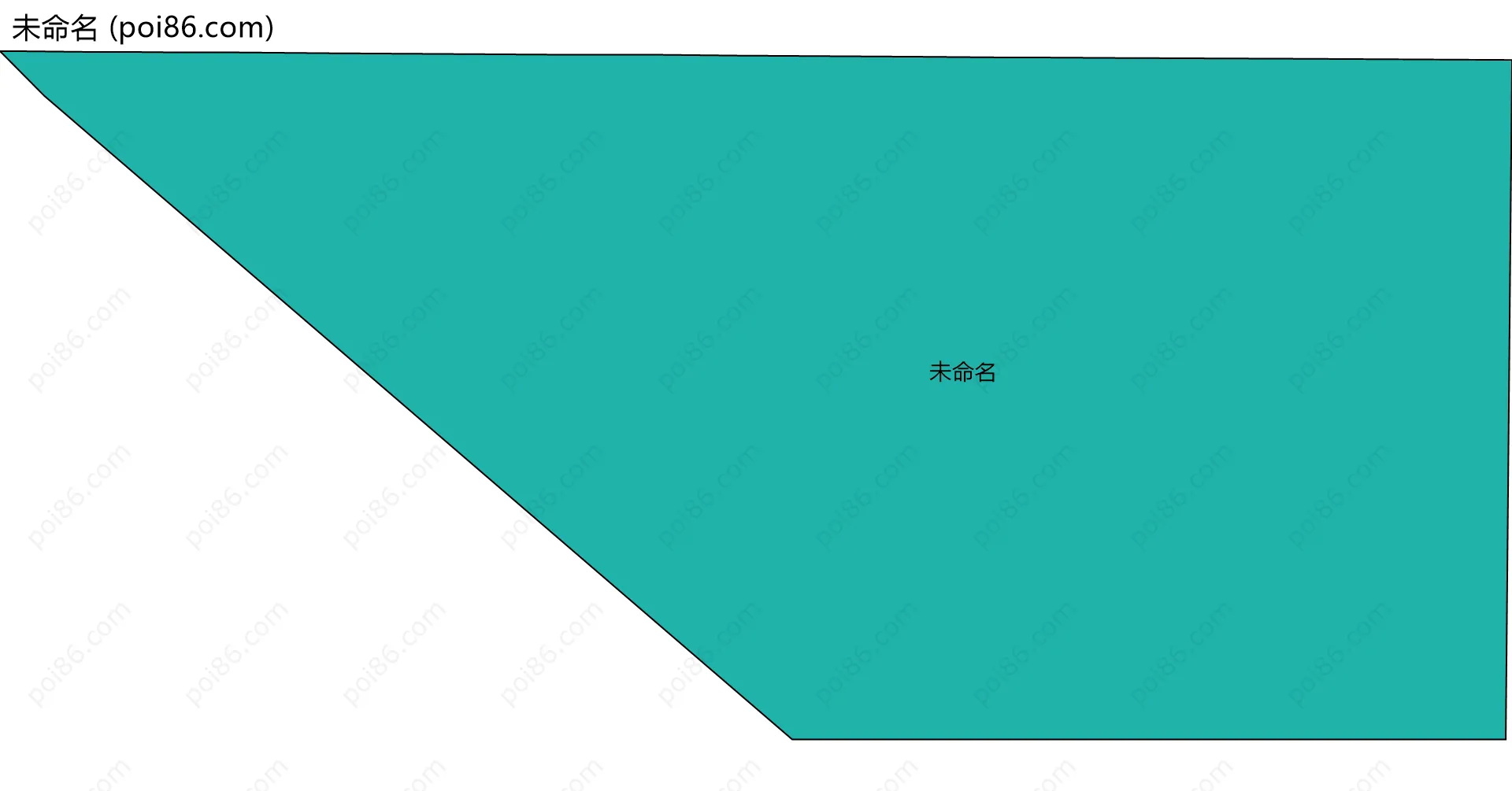 未命名边界地图