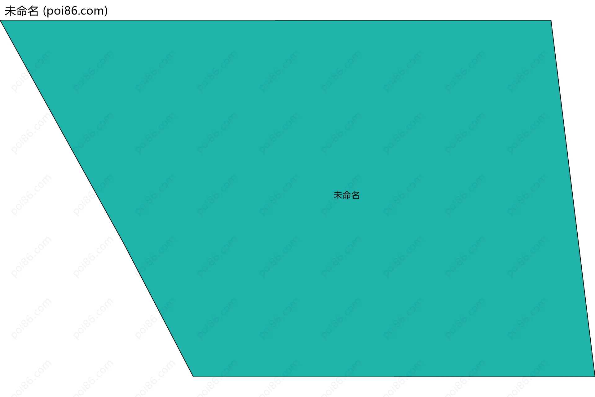 未命名边界地图