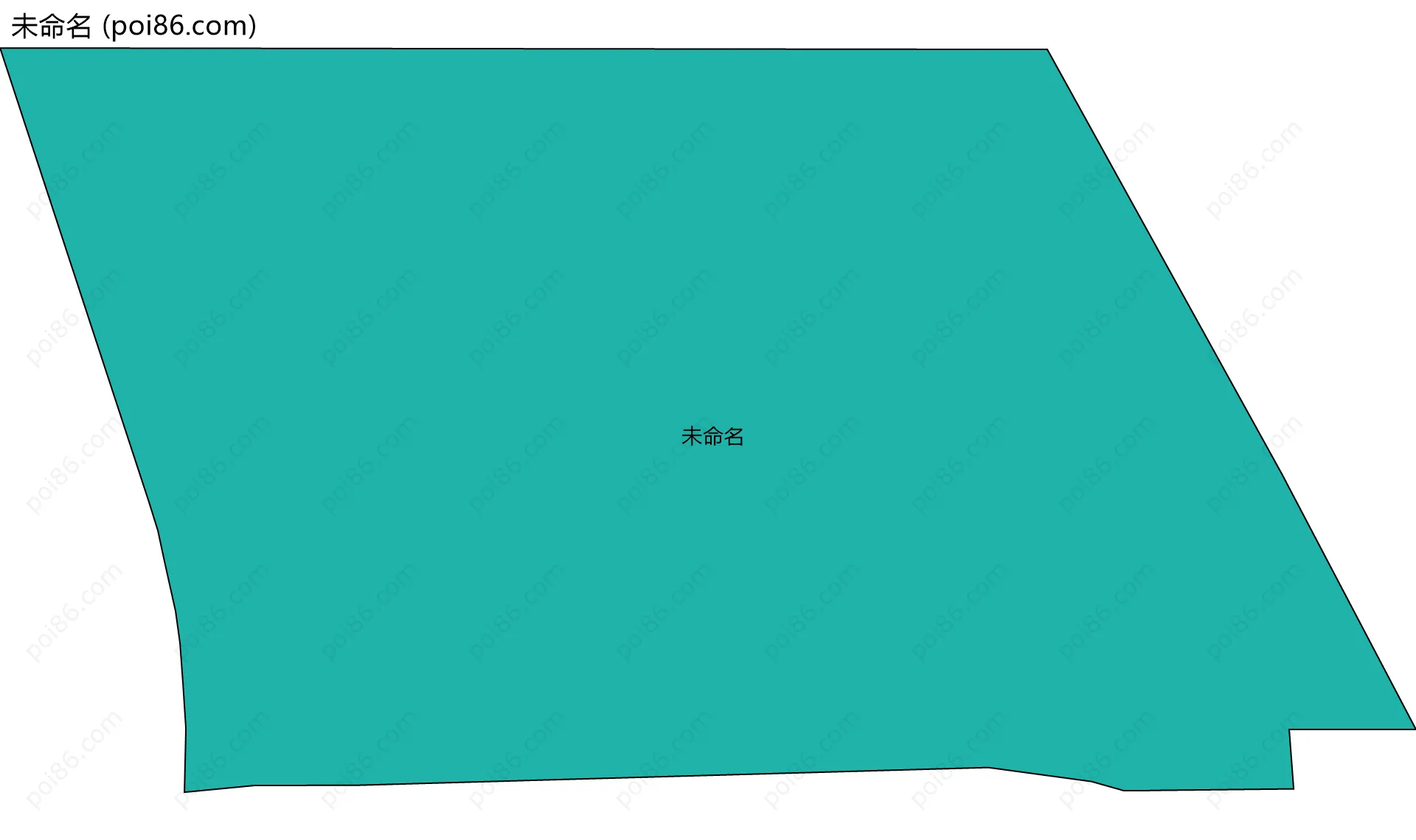 未命名边界地图