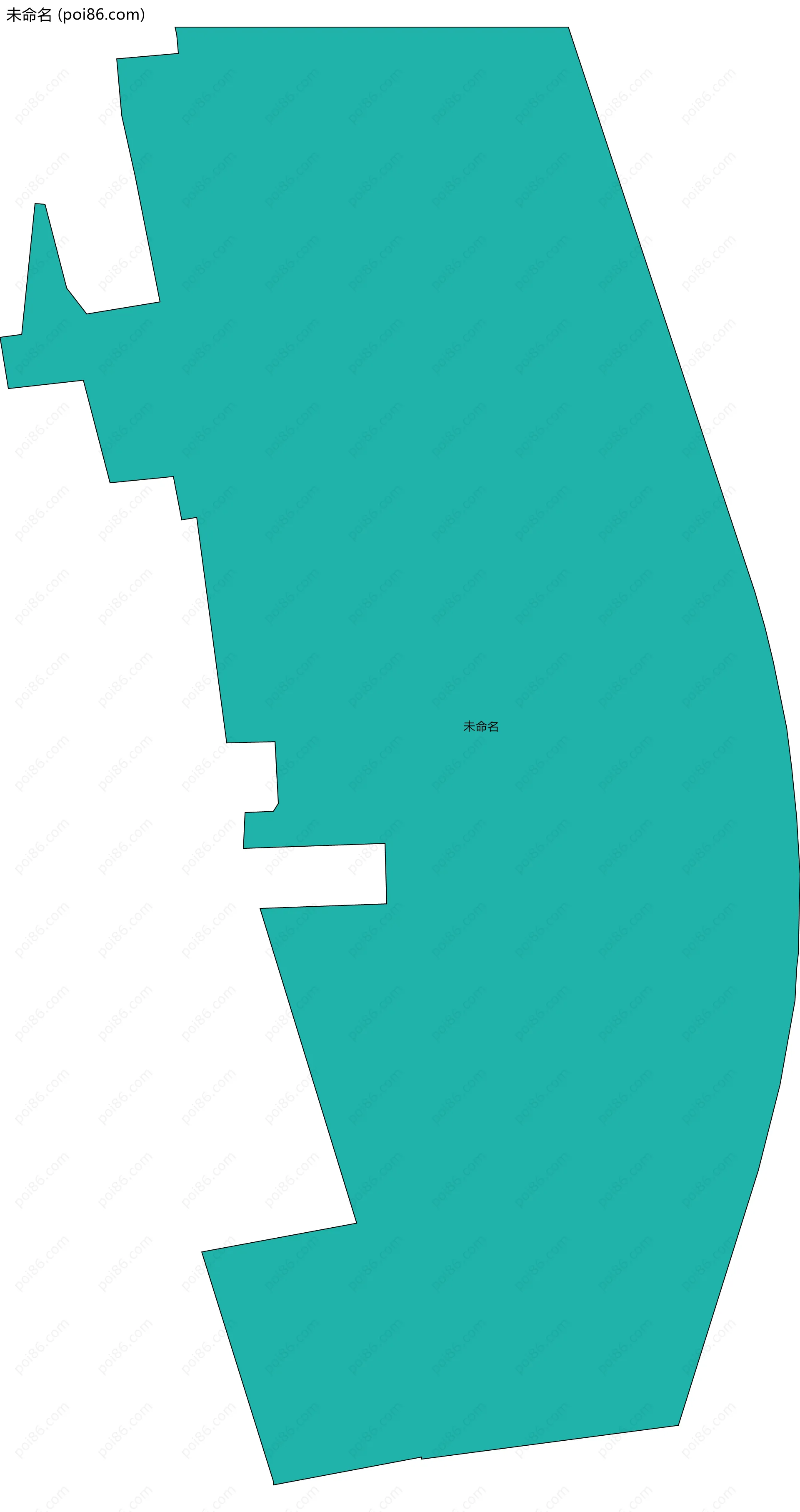 未命名边界地图