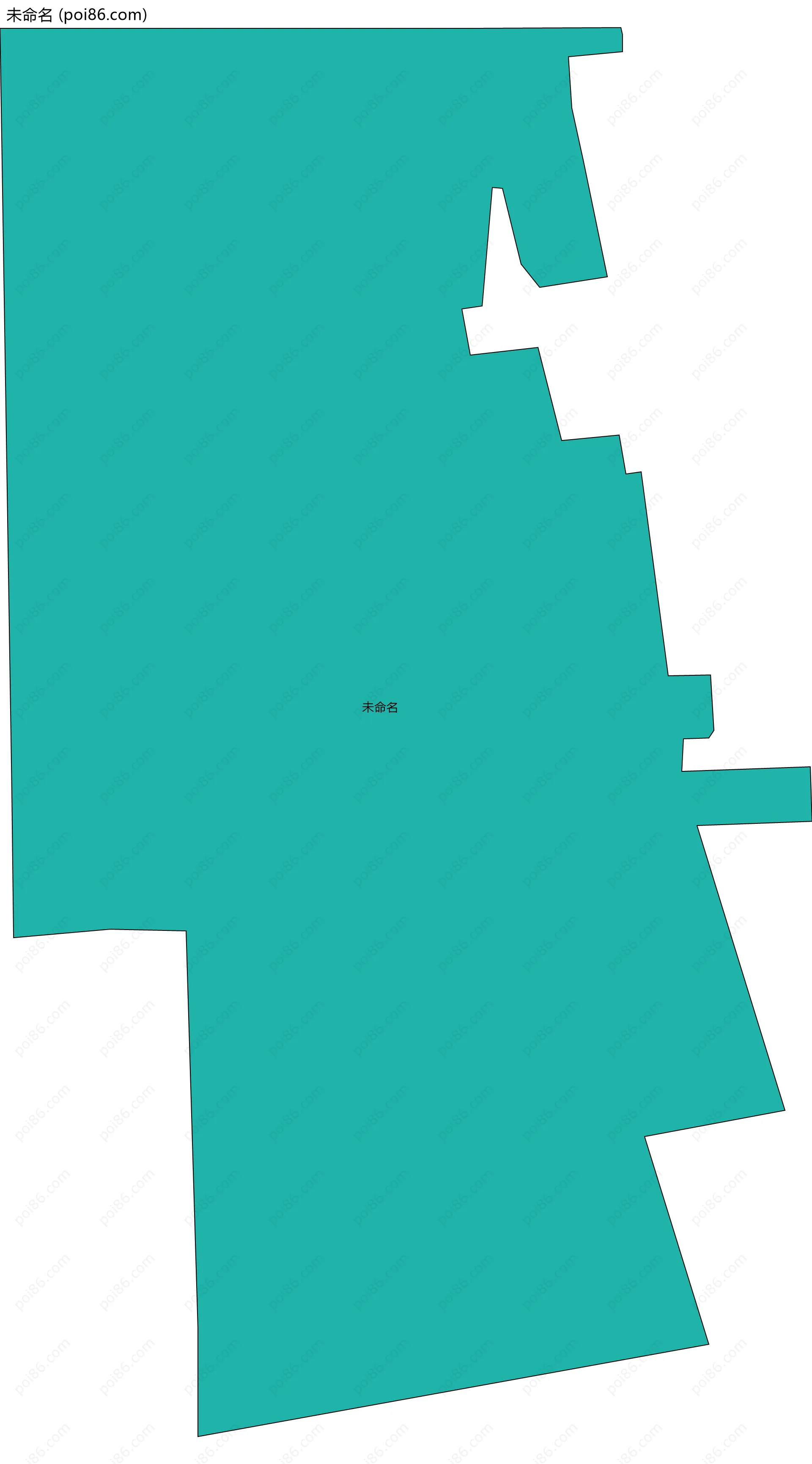 未命名边界地图