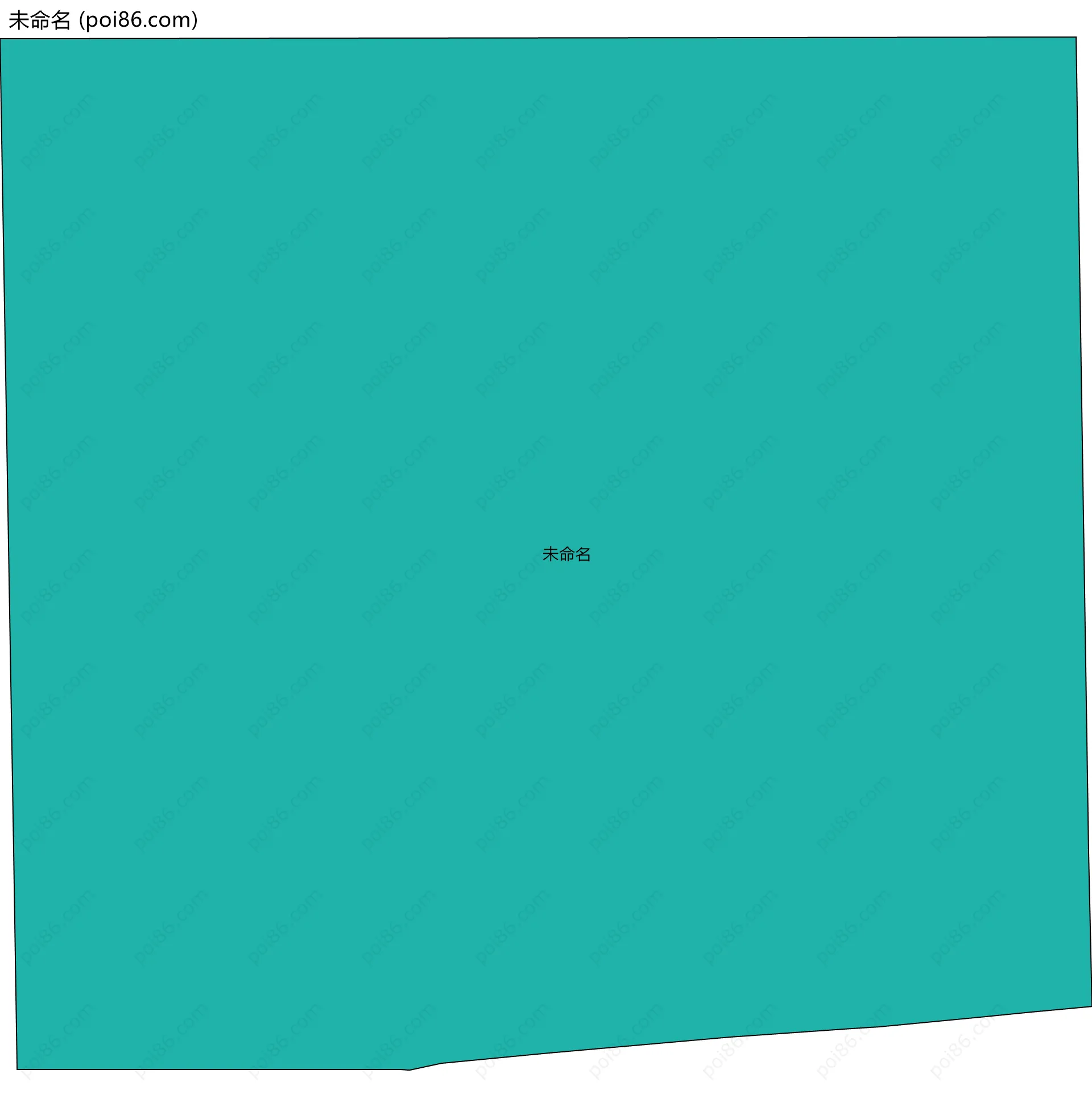 未命名边界地图