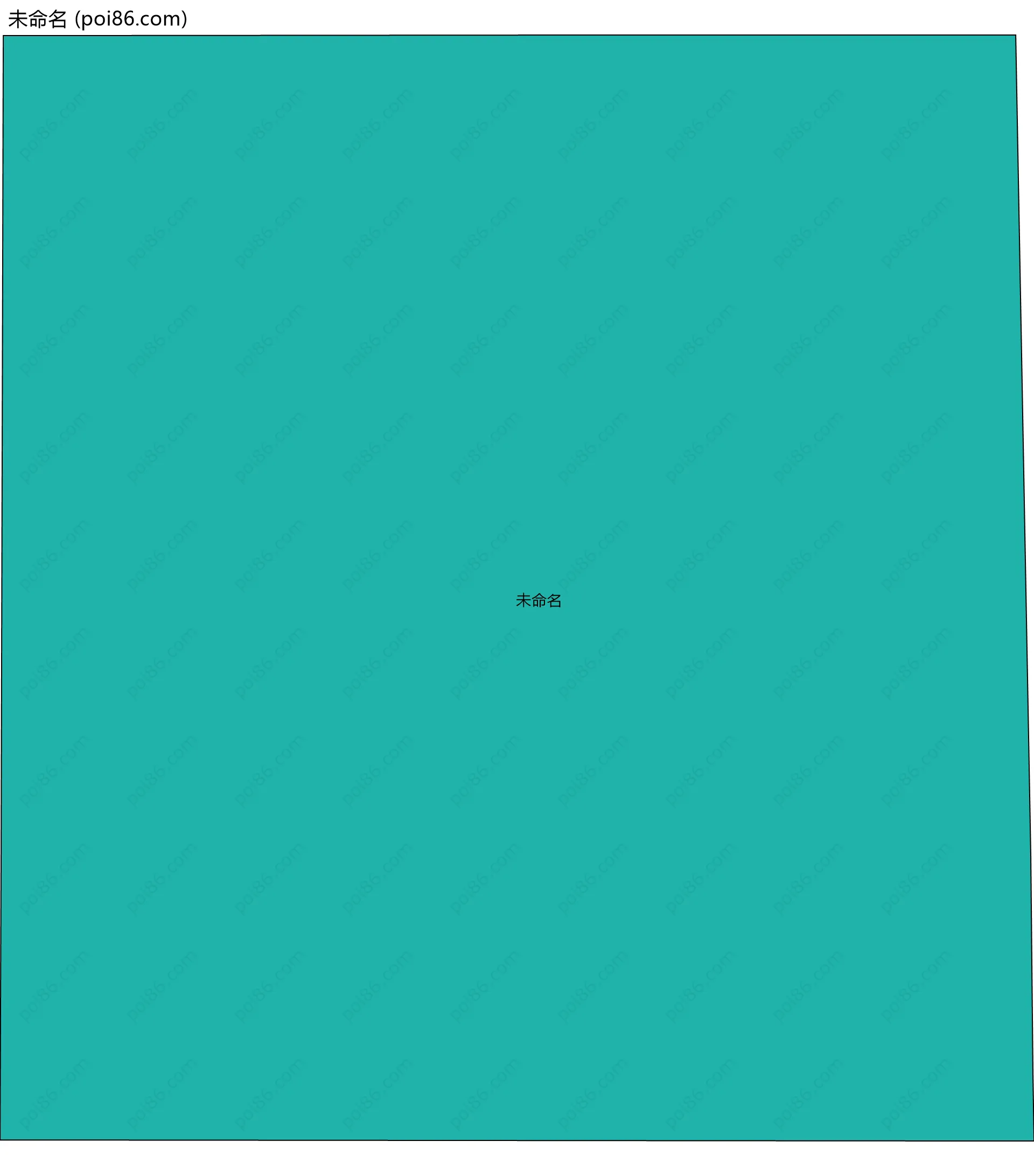 未命名边界地图