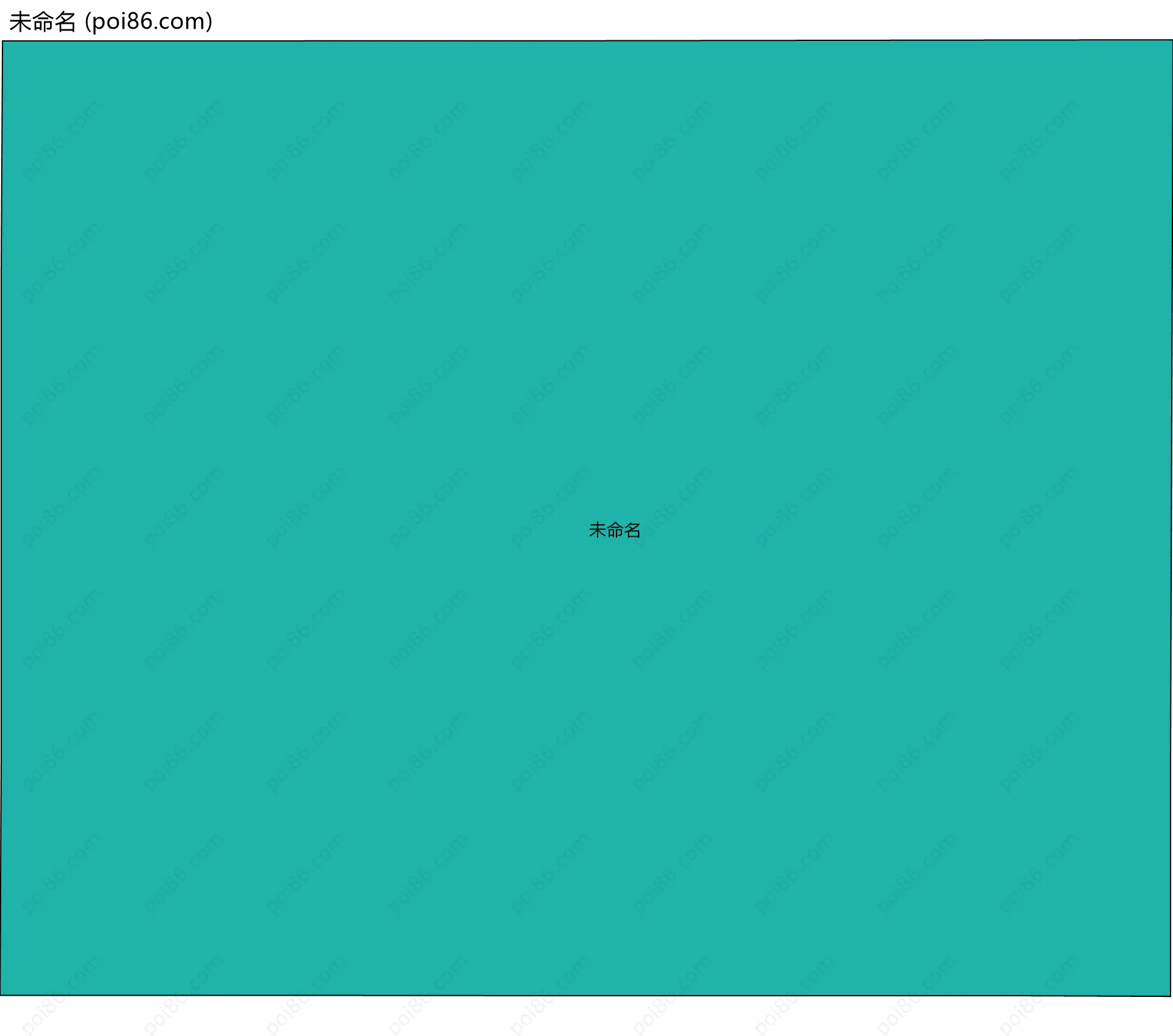 未命名边界地图