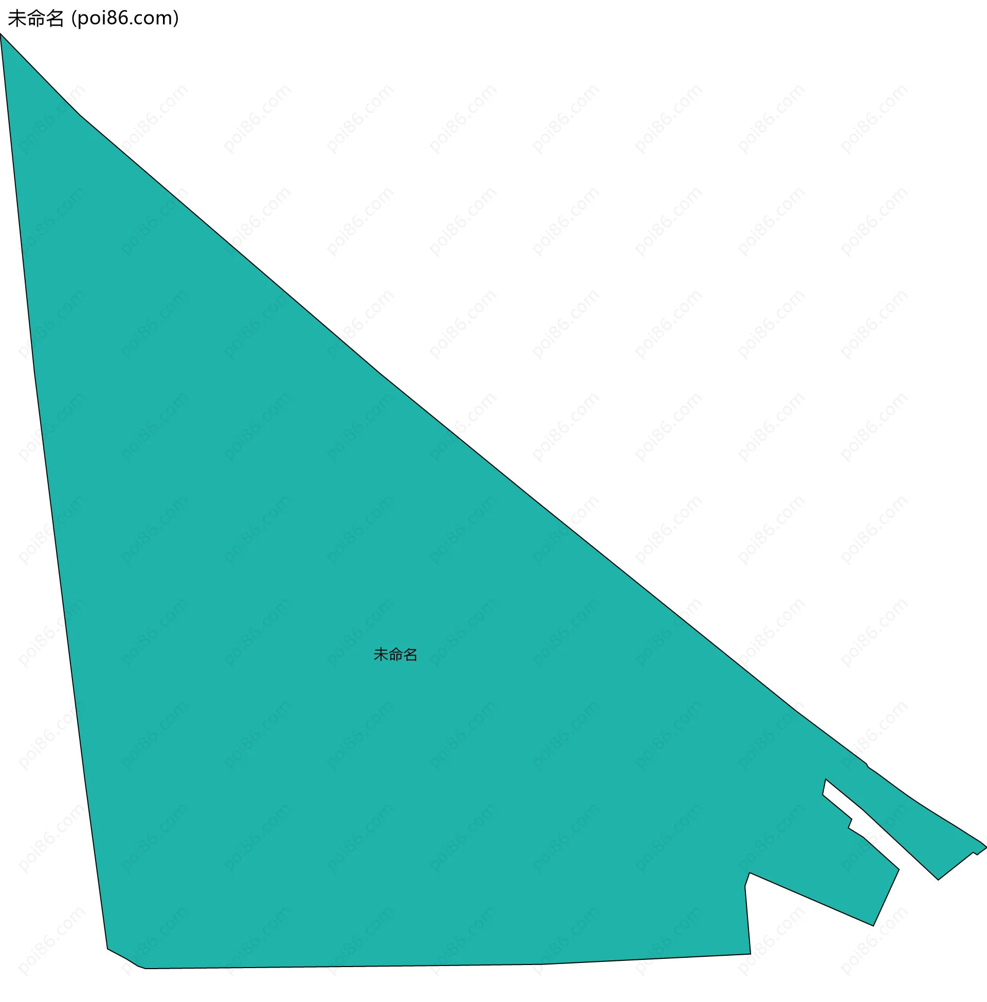 未命名边界地图