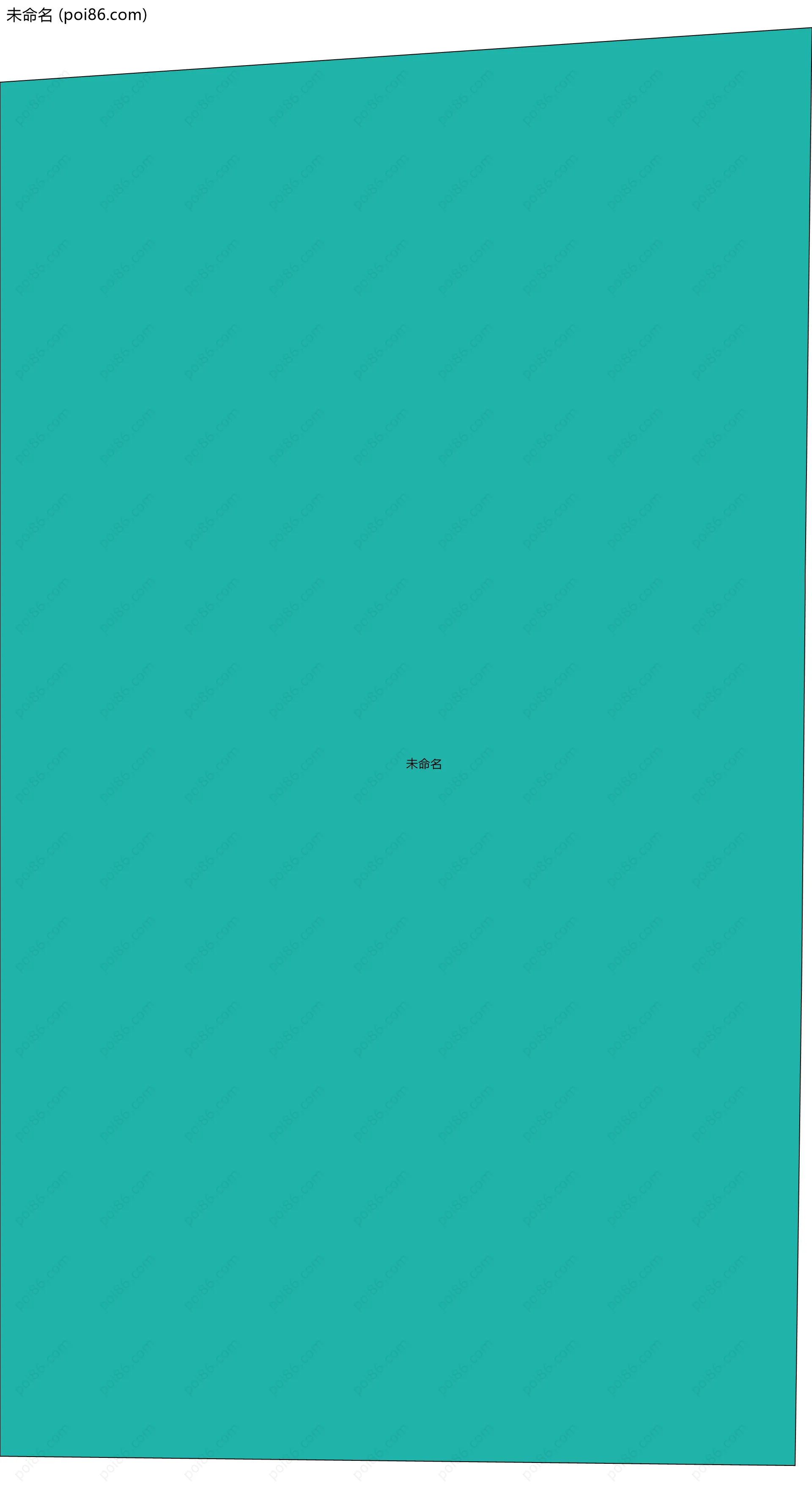 未命名边界地图