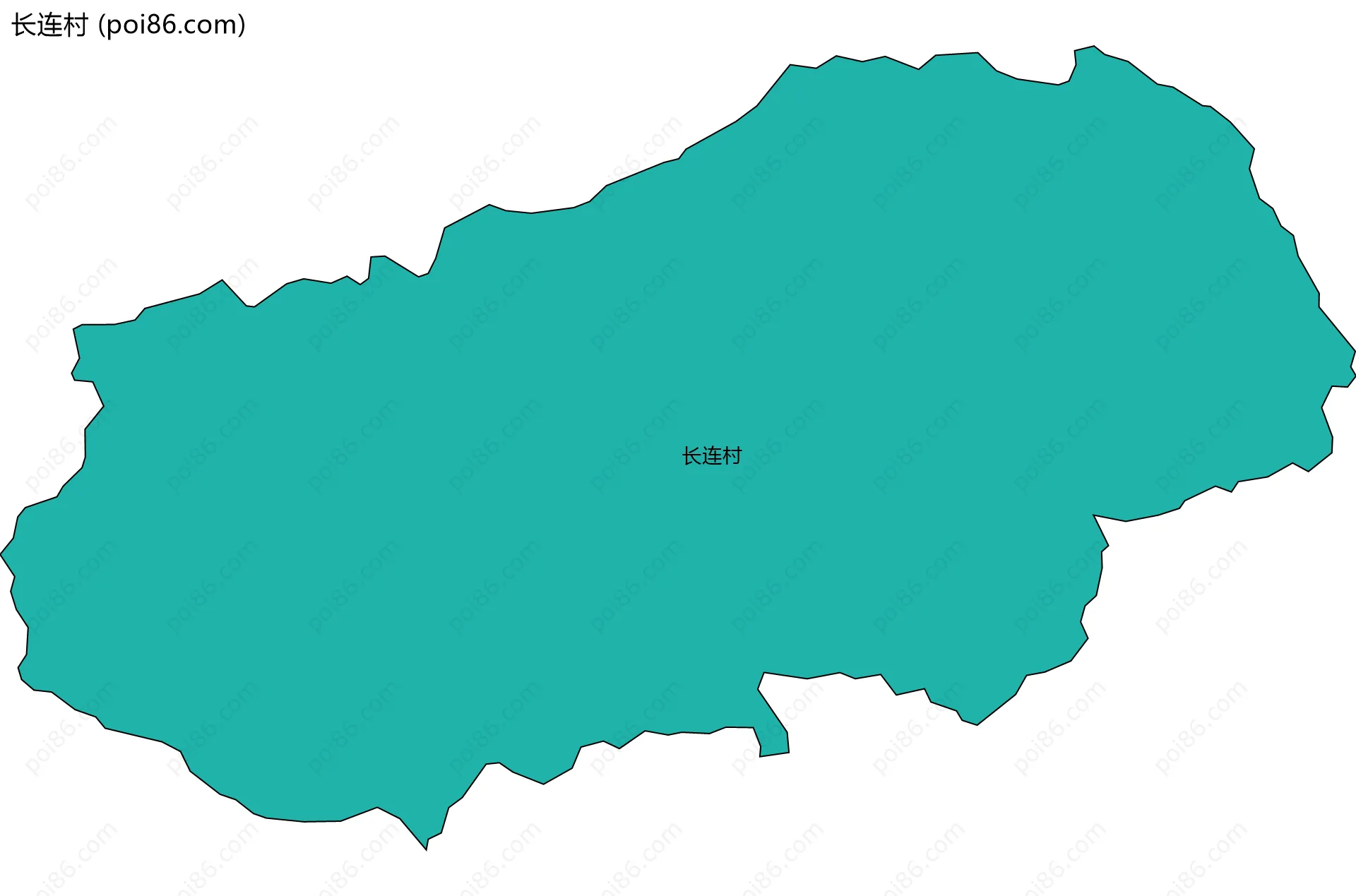 长连村边界地图
