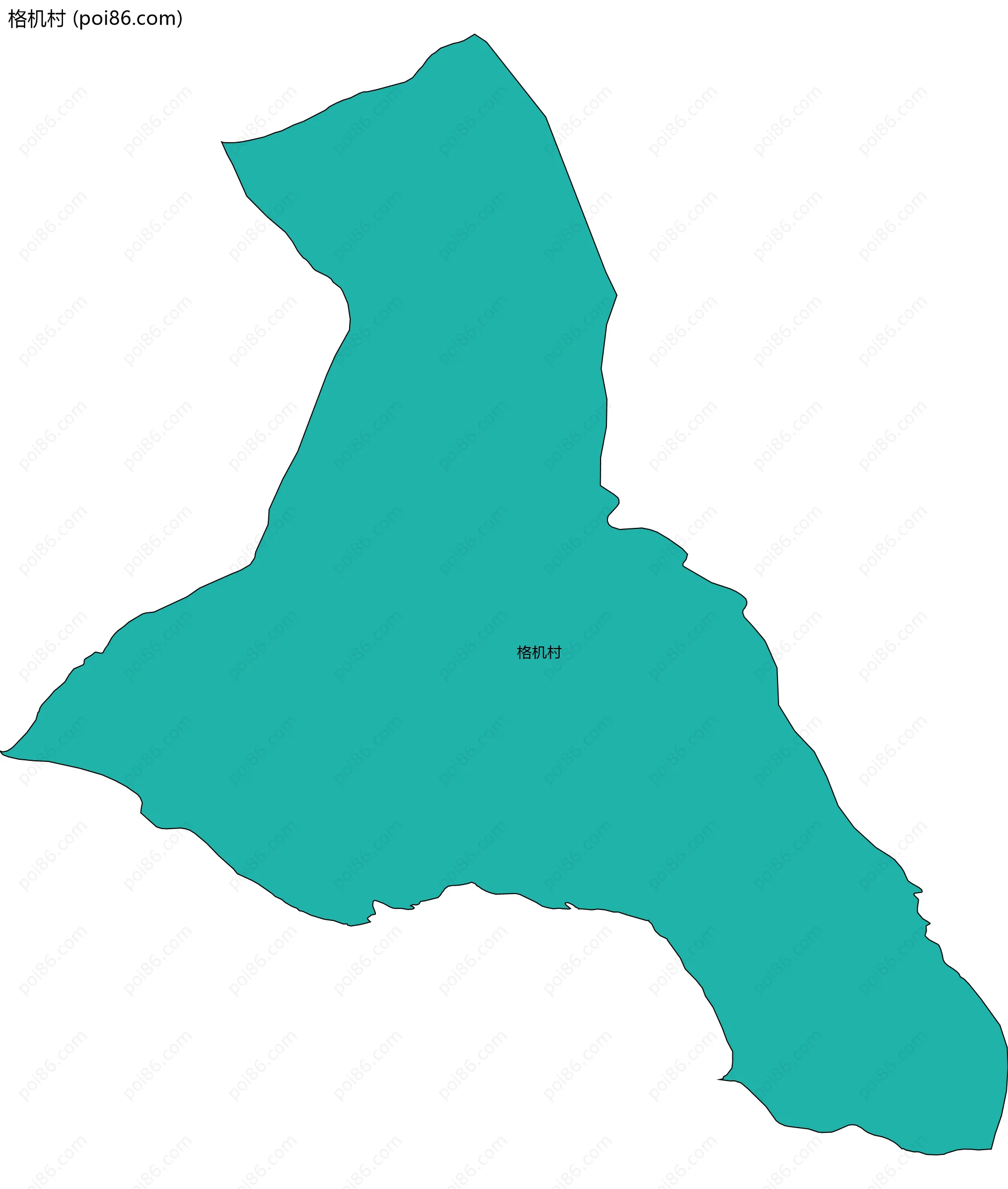 格机村边界地图