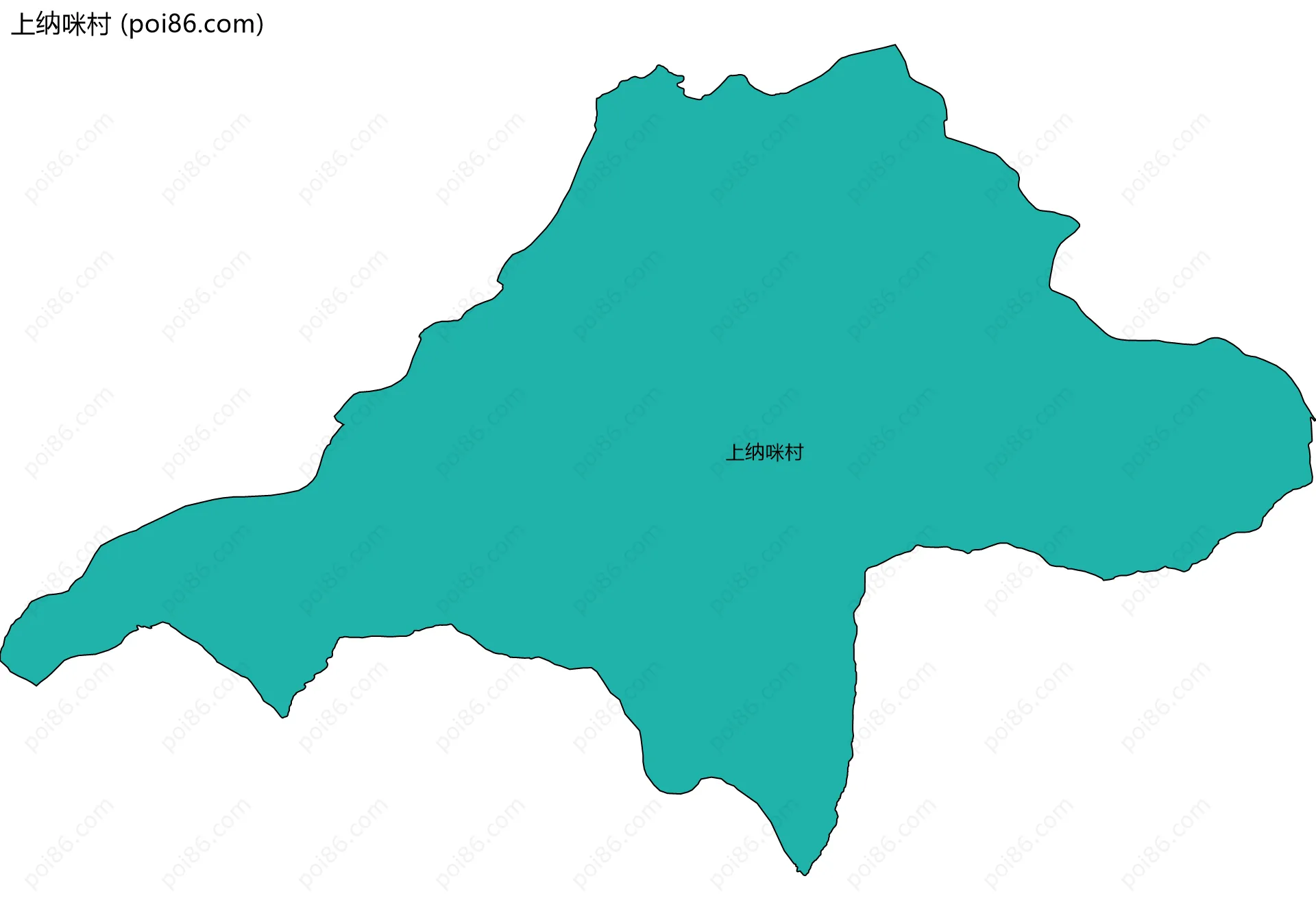 上纳咪村边界地图