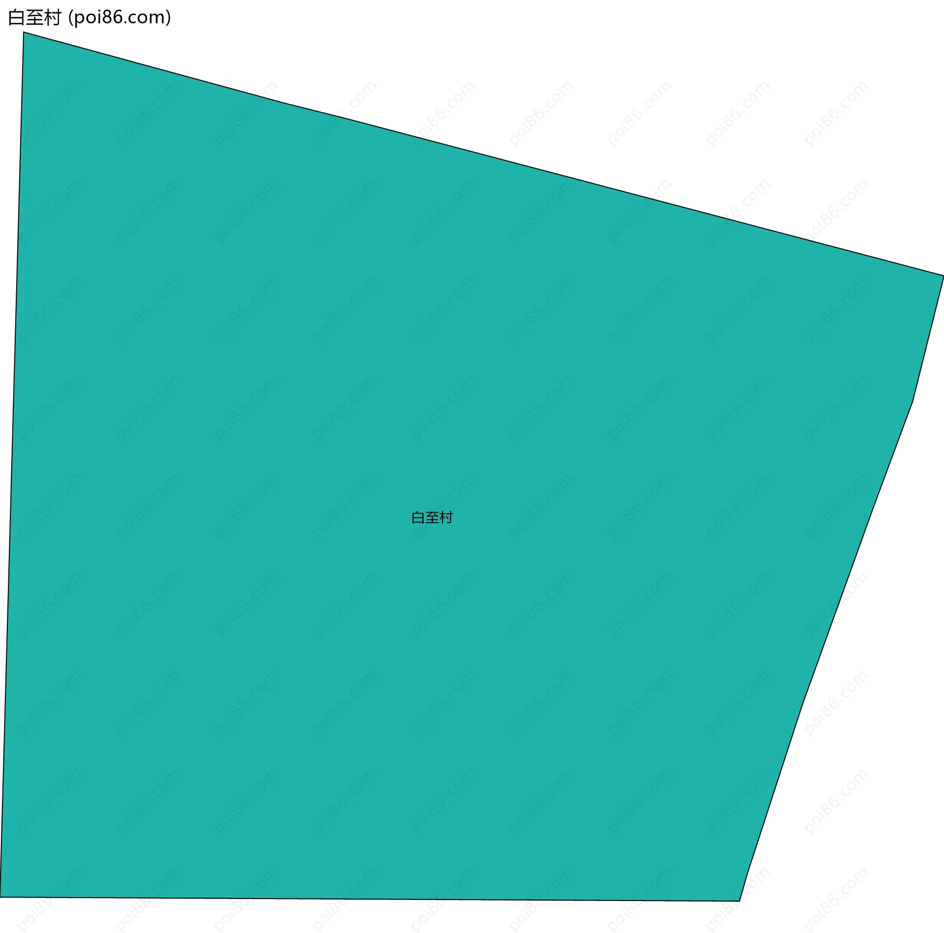 白至村边界地图