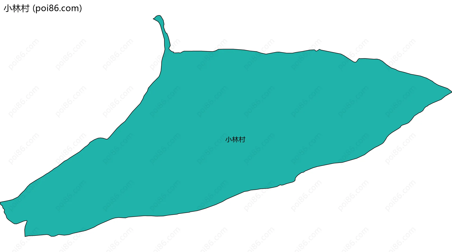 小林村边界地图