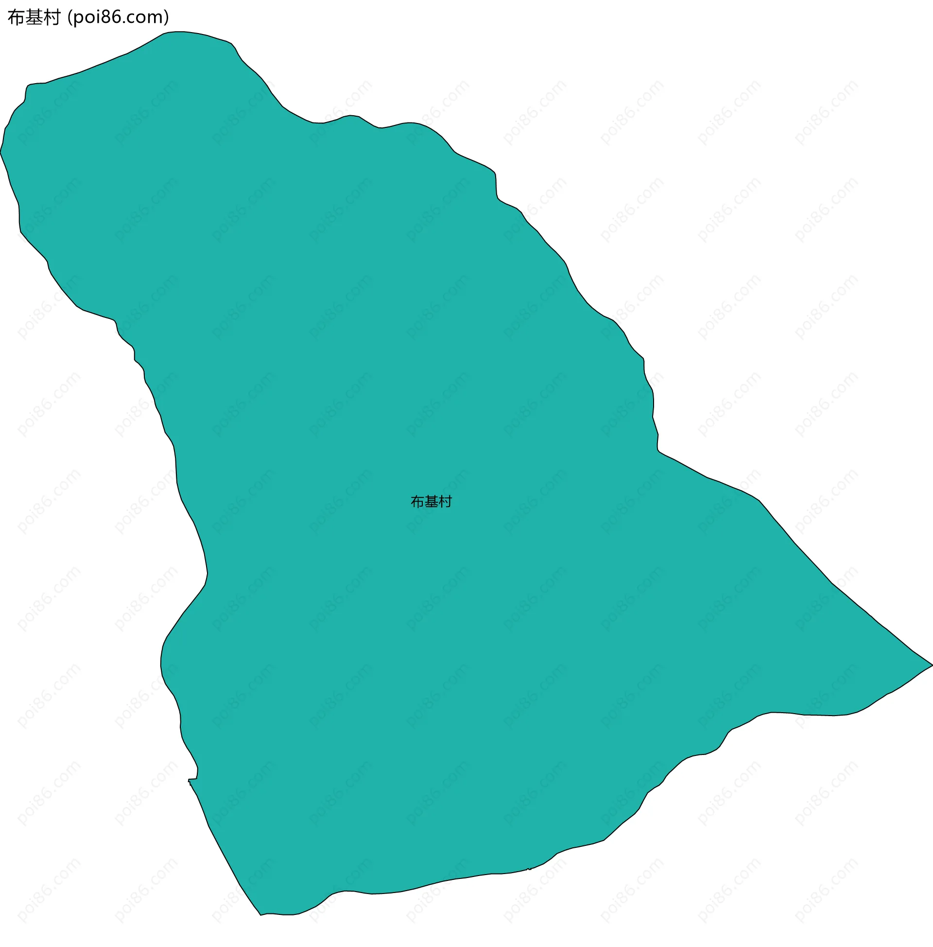 布基村边界地图