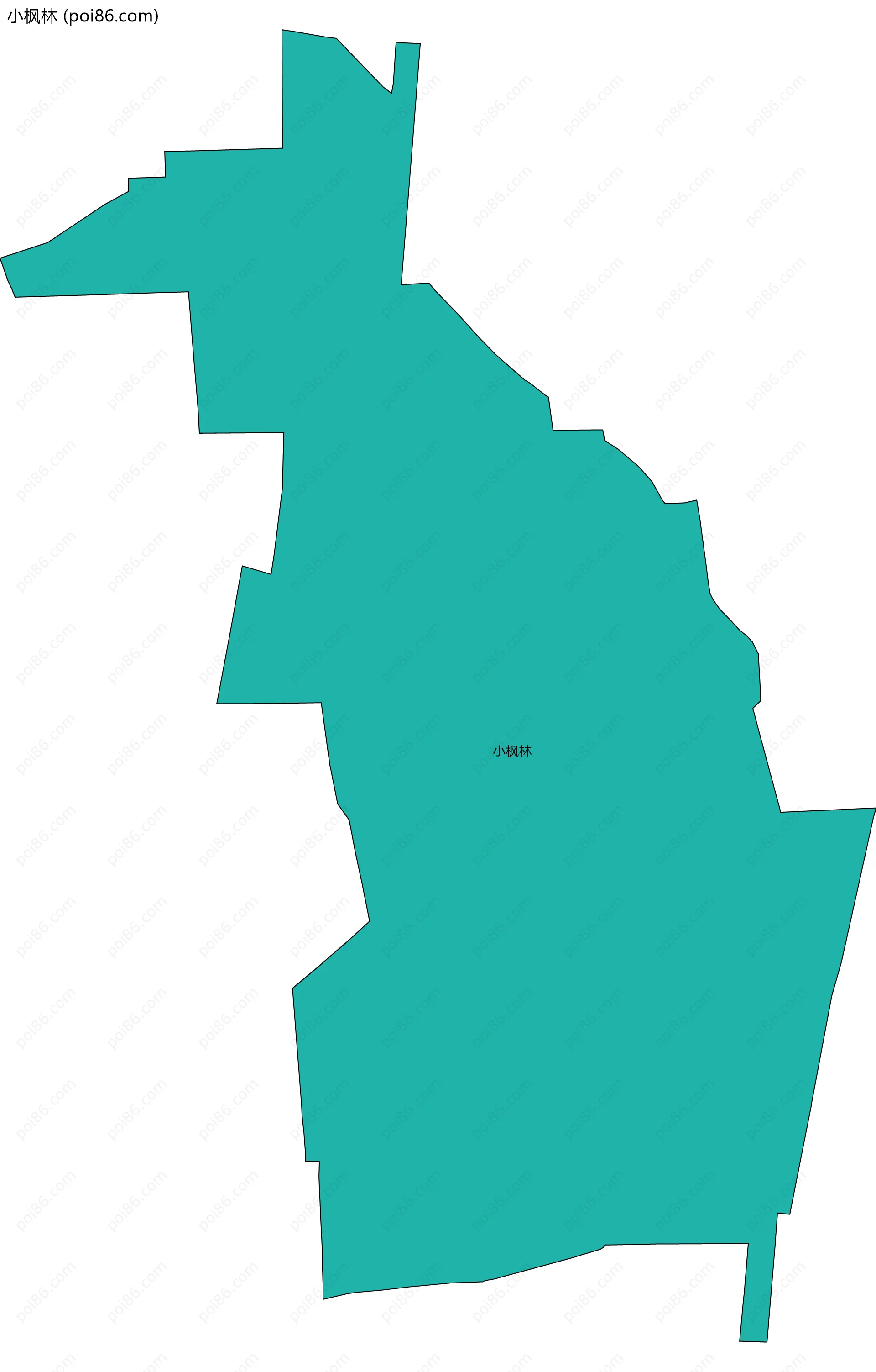 小枫林边界地图