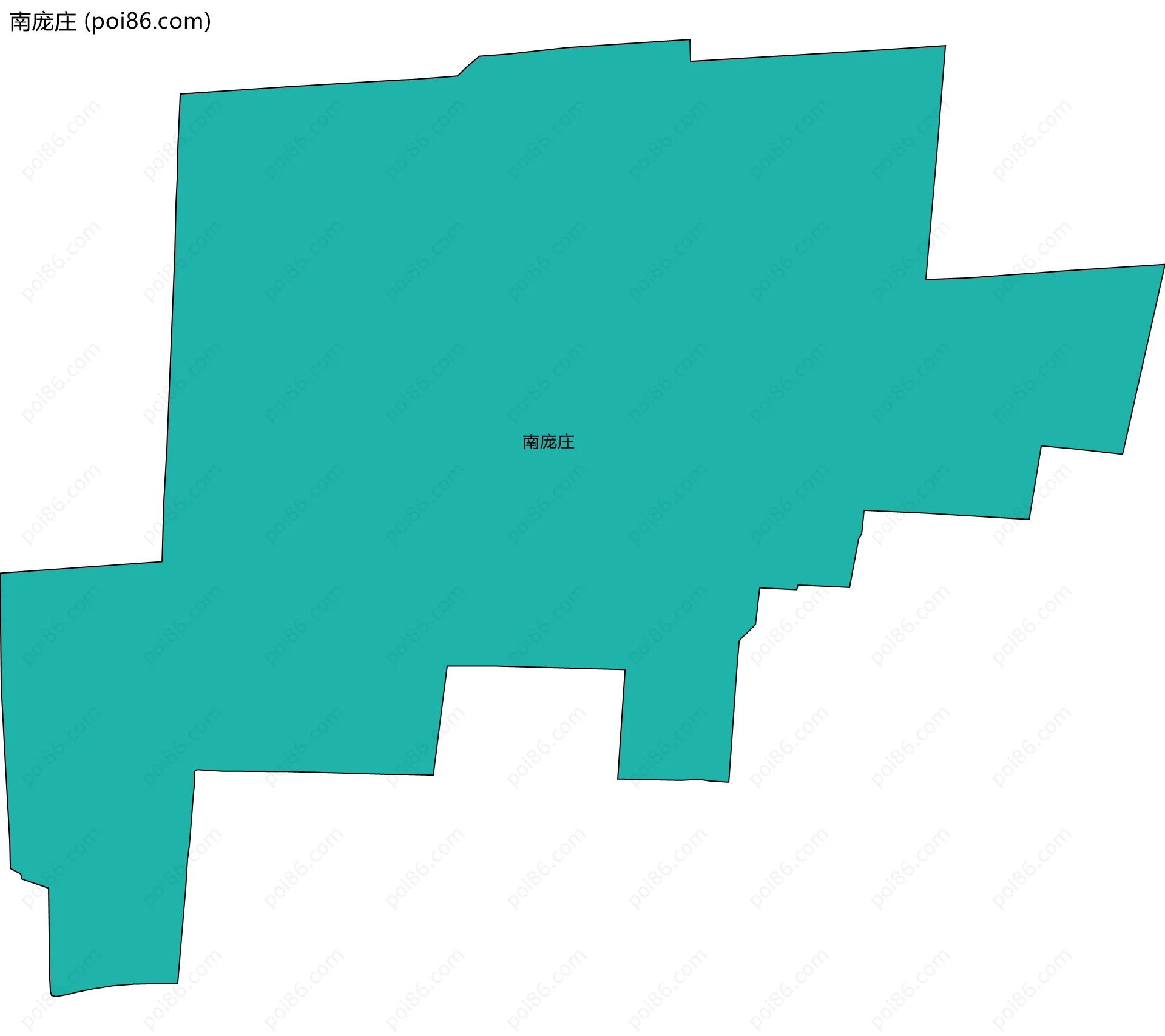 南庞庄边界地图