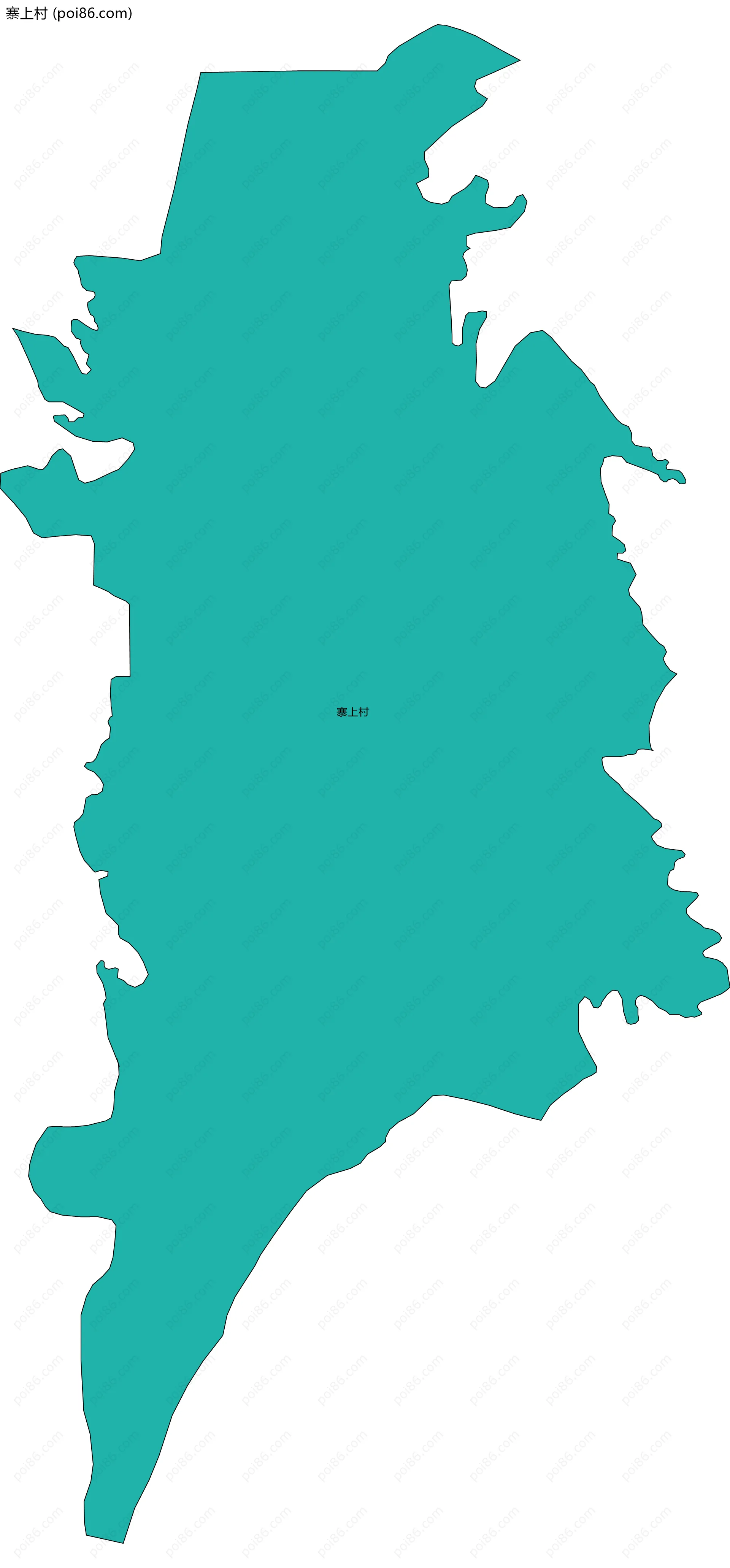 寨上村边界地图