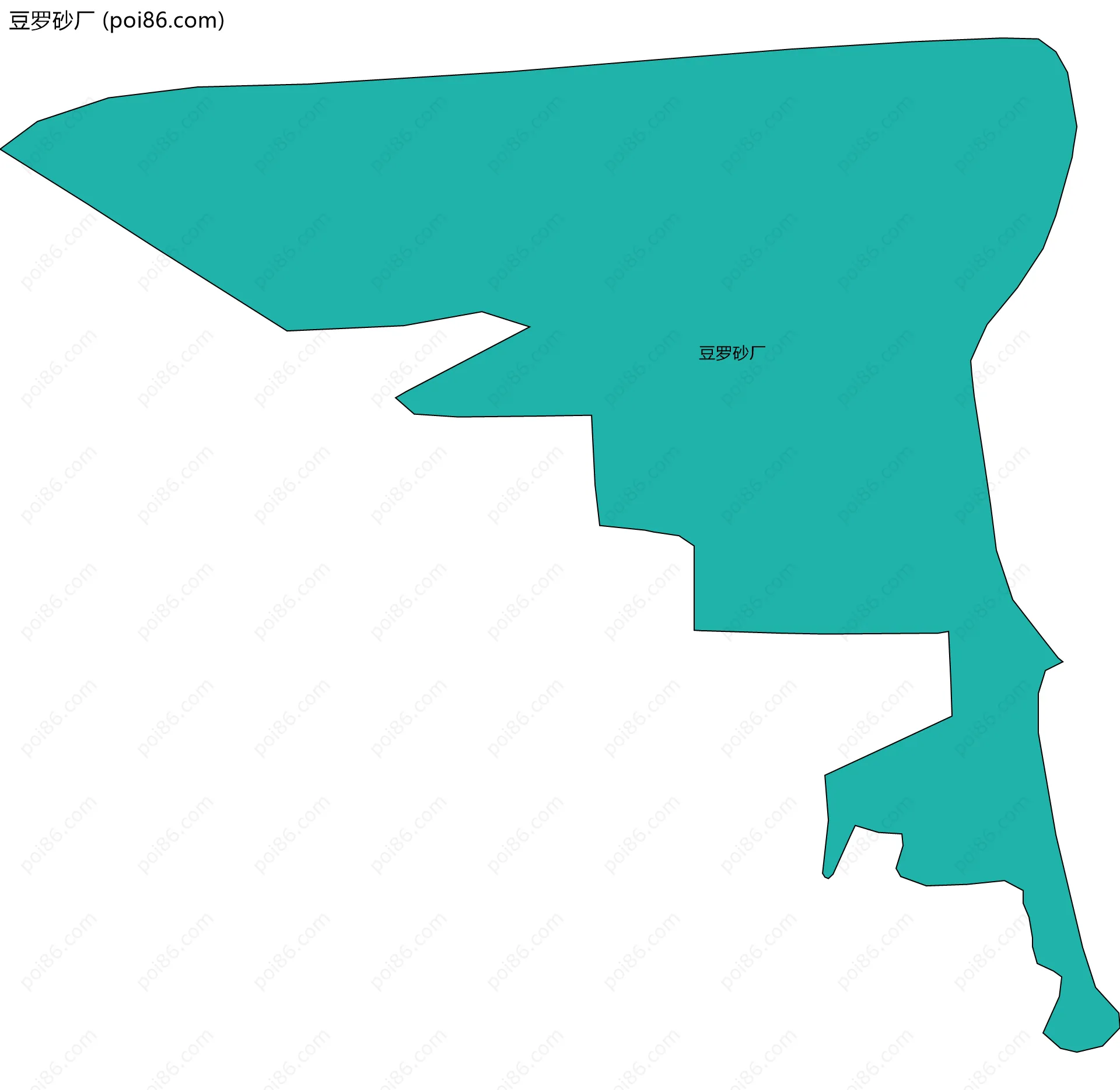 豆罗砂厂边界地图