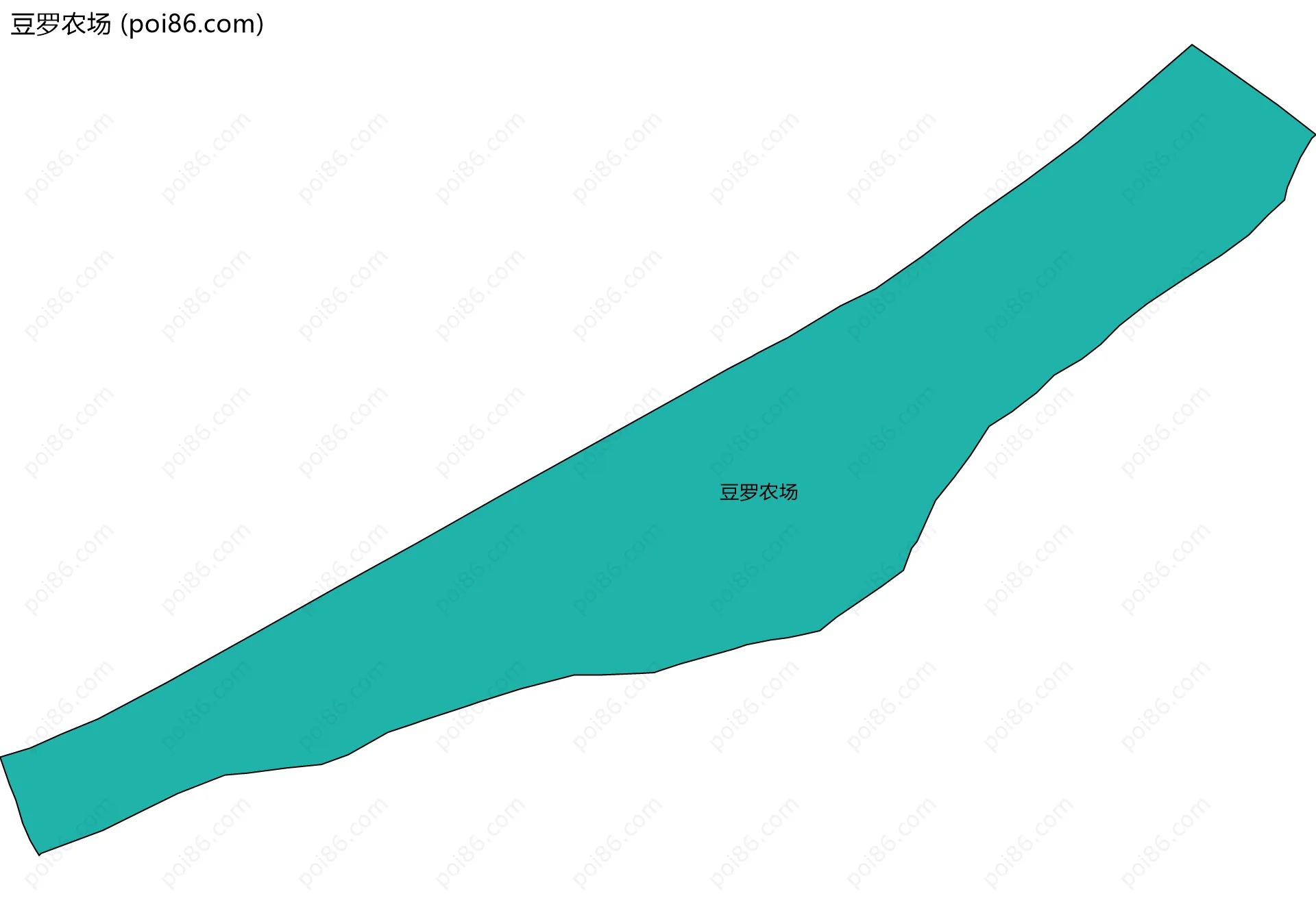 豆罗农场边界地图