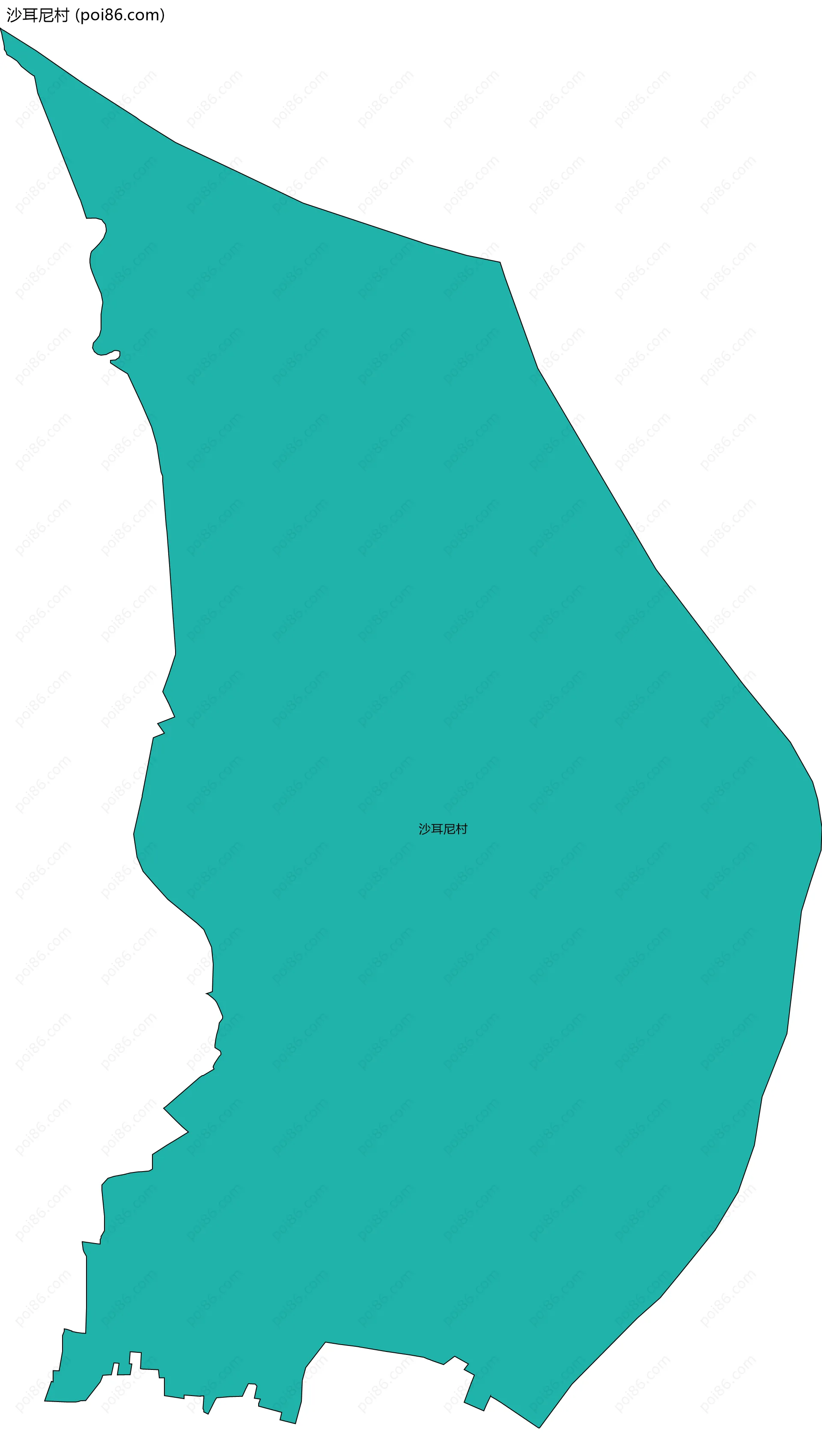 沙耳尼村边界地图