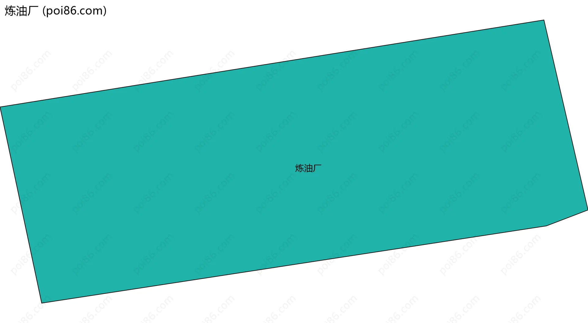 炼油厂边界地图