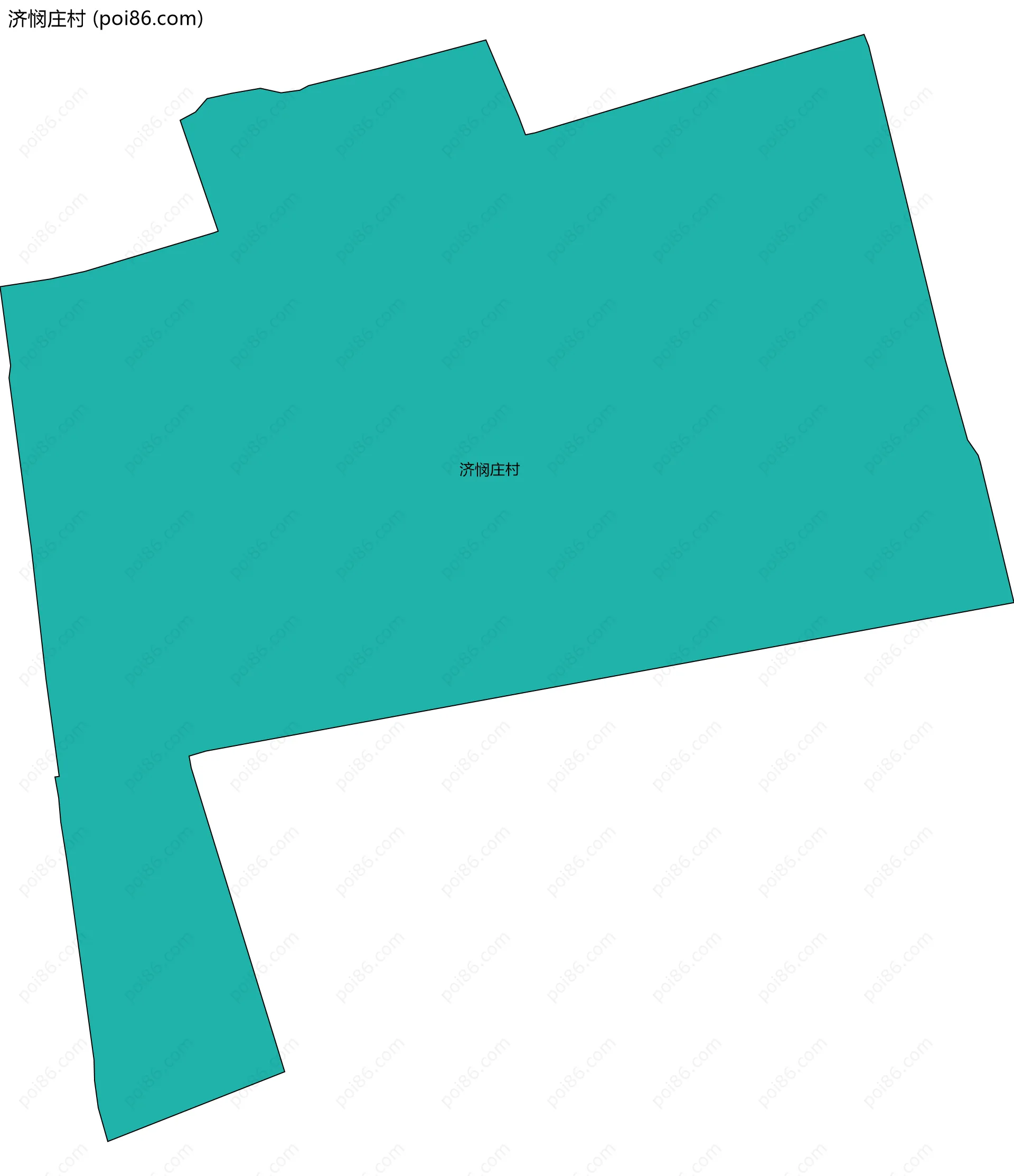 济悯庄村边界地图