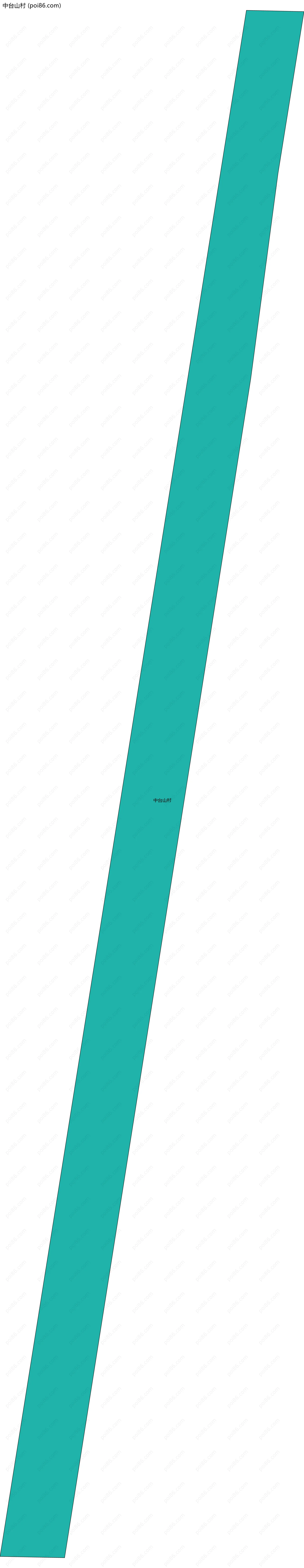 中台山村边界地图