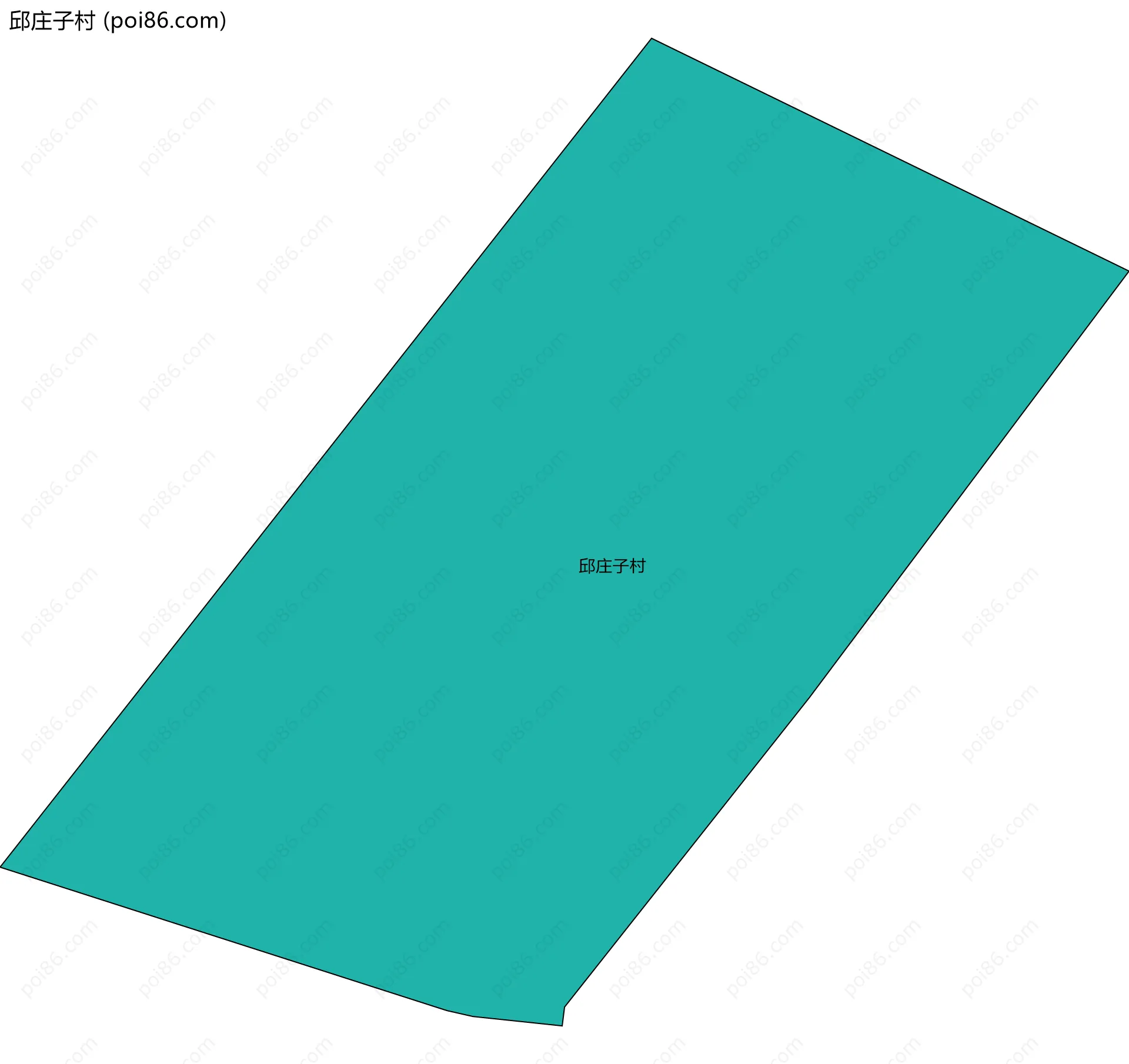 邱庄子村边界地图