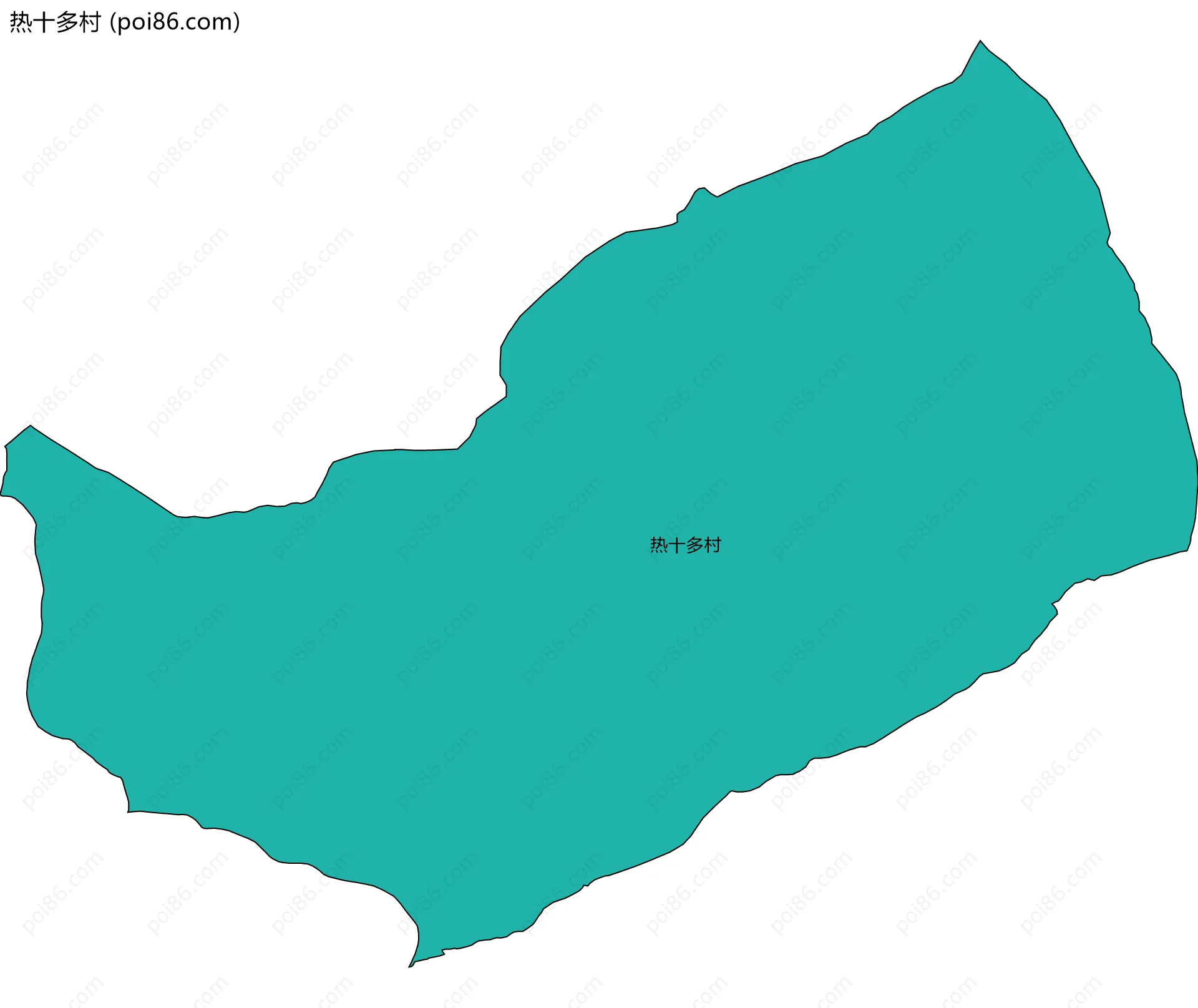 热十多村边界地图