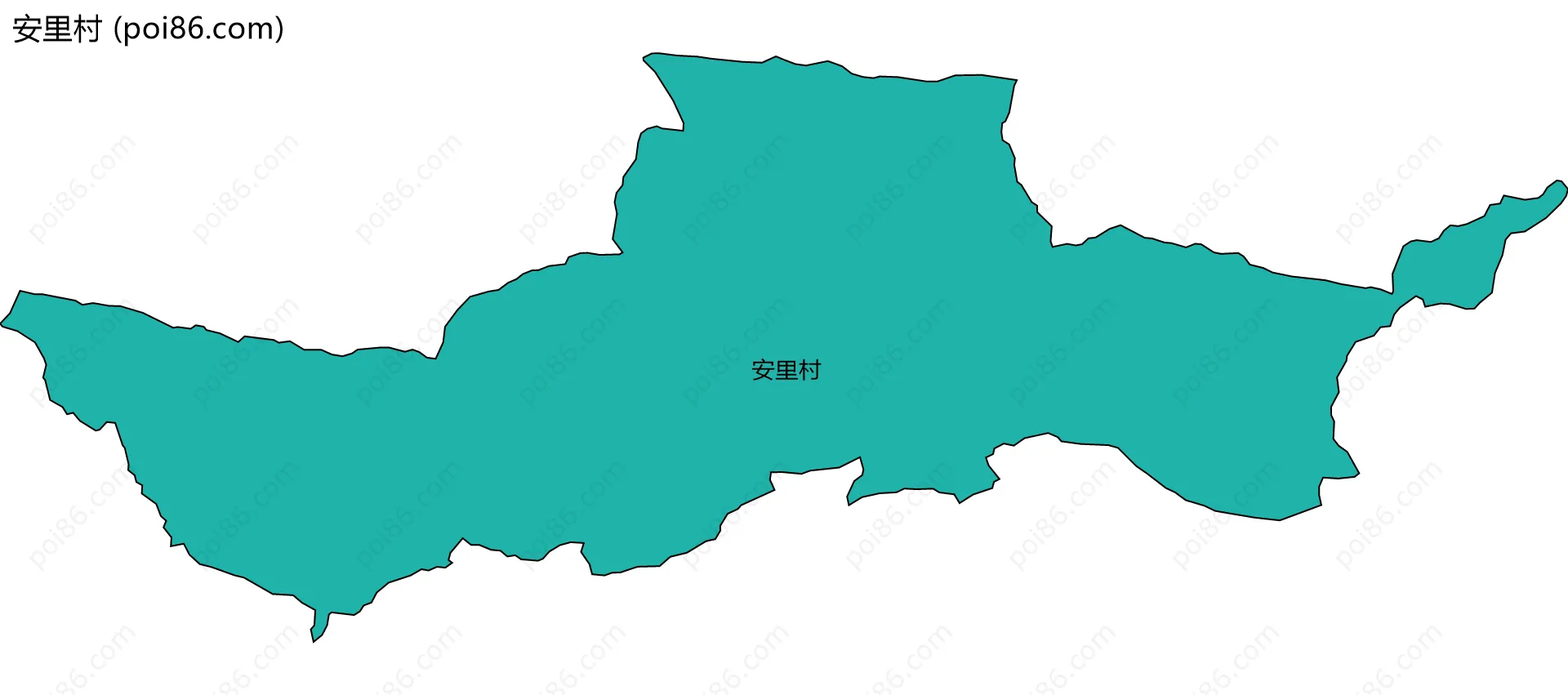 安里村边界地图