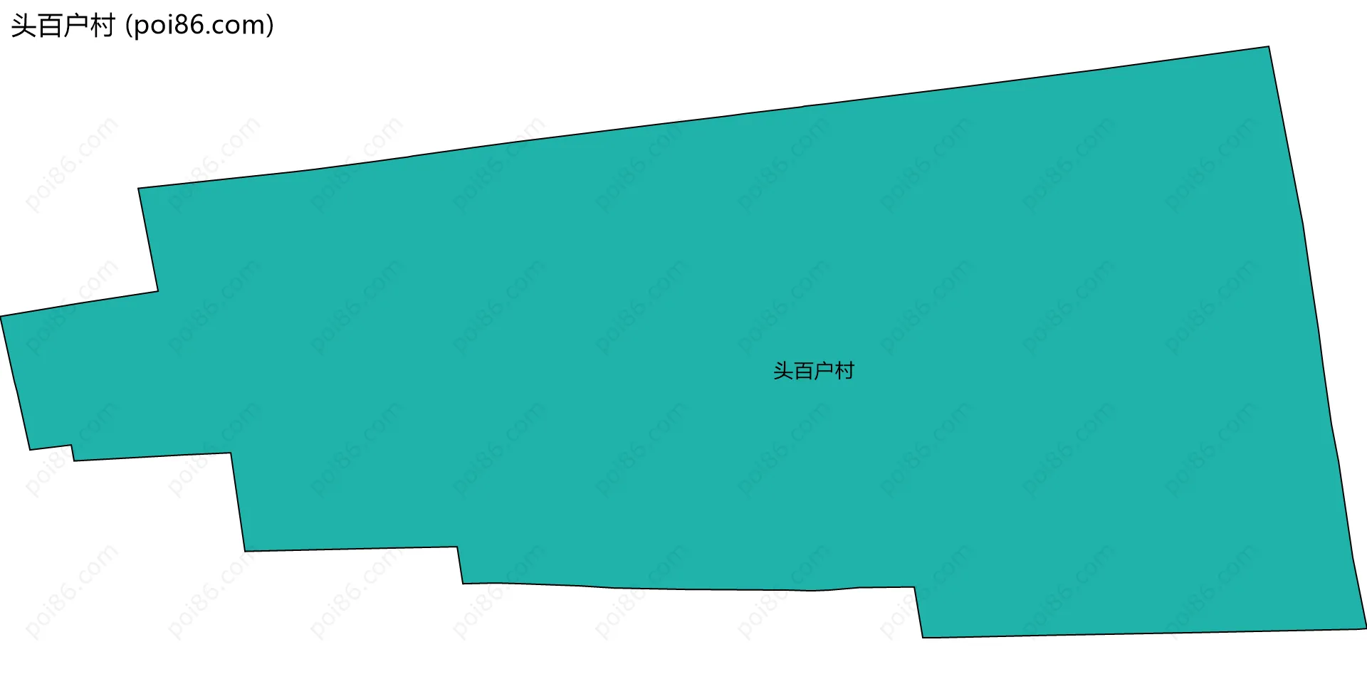 头百户村边界地图