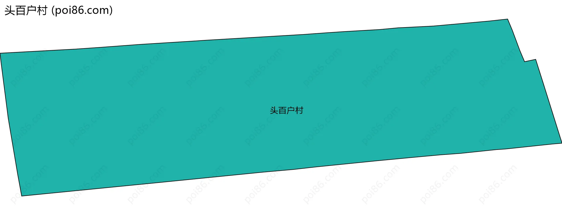 头百户村边界地图