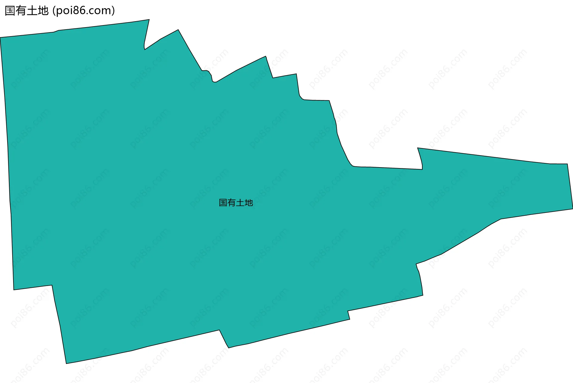 国有土地边界地图