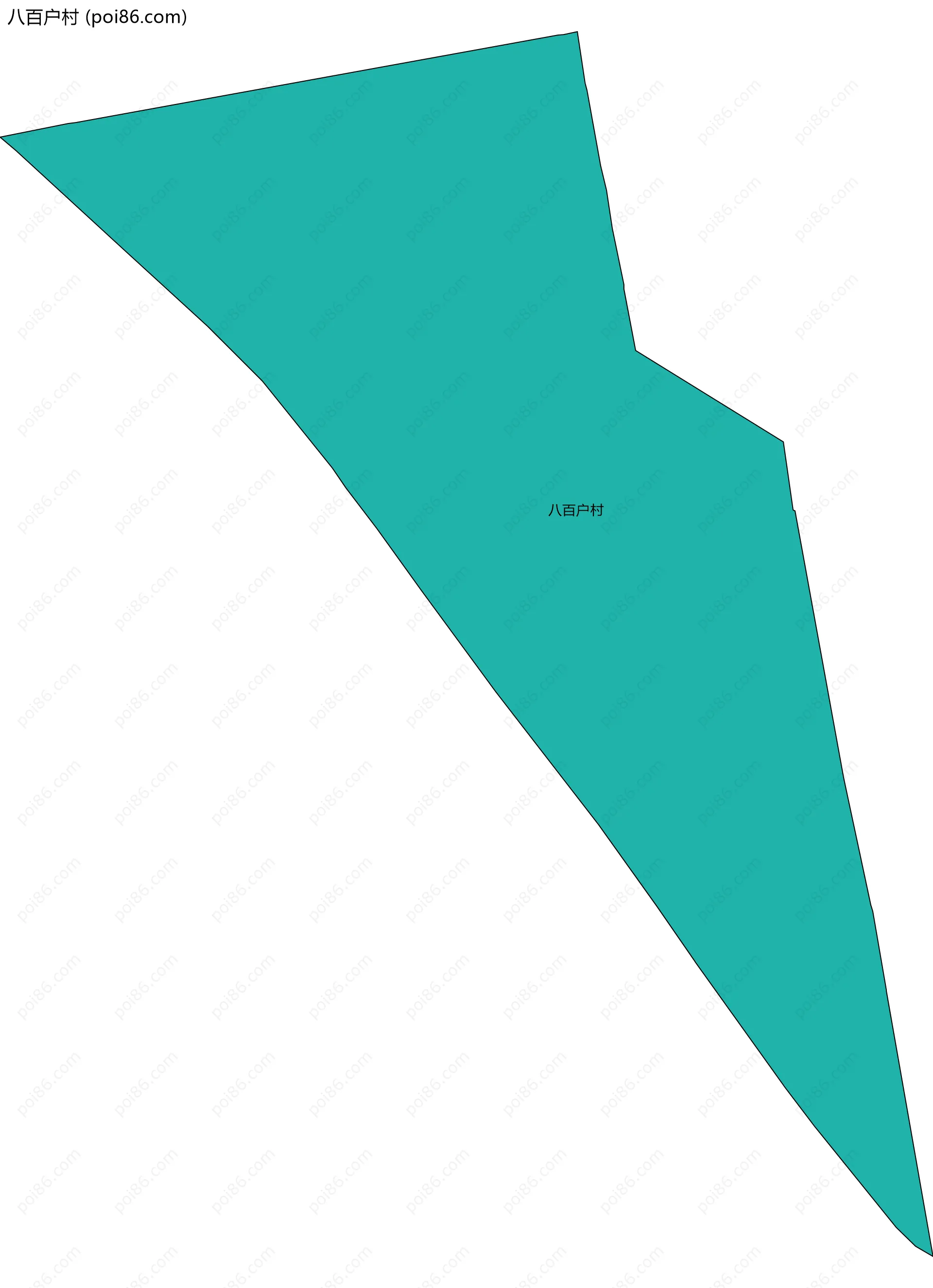 八百户村边界地图