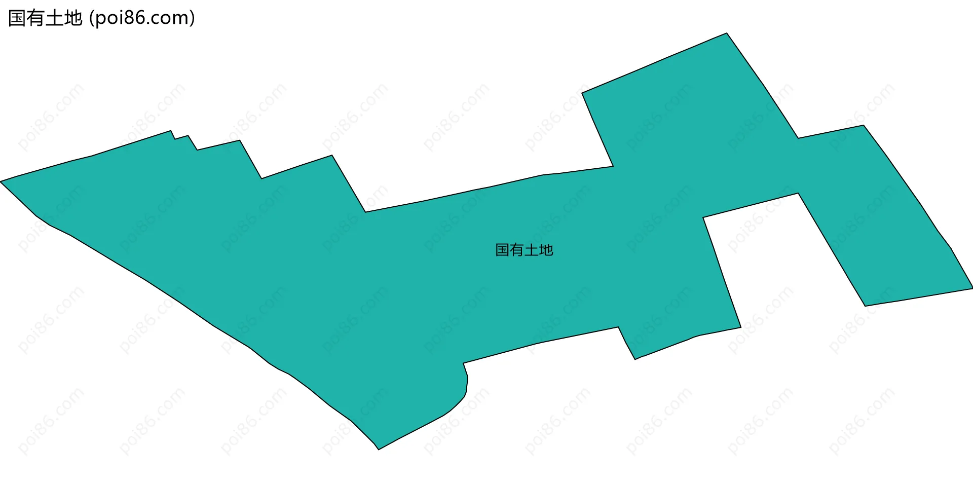 国有土地边界地图