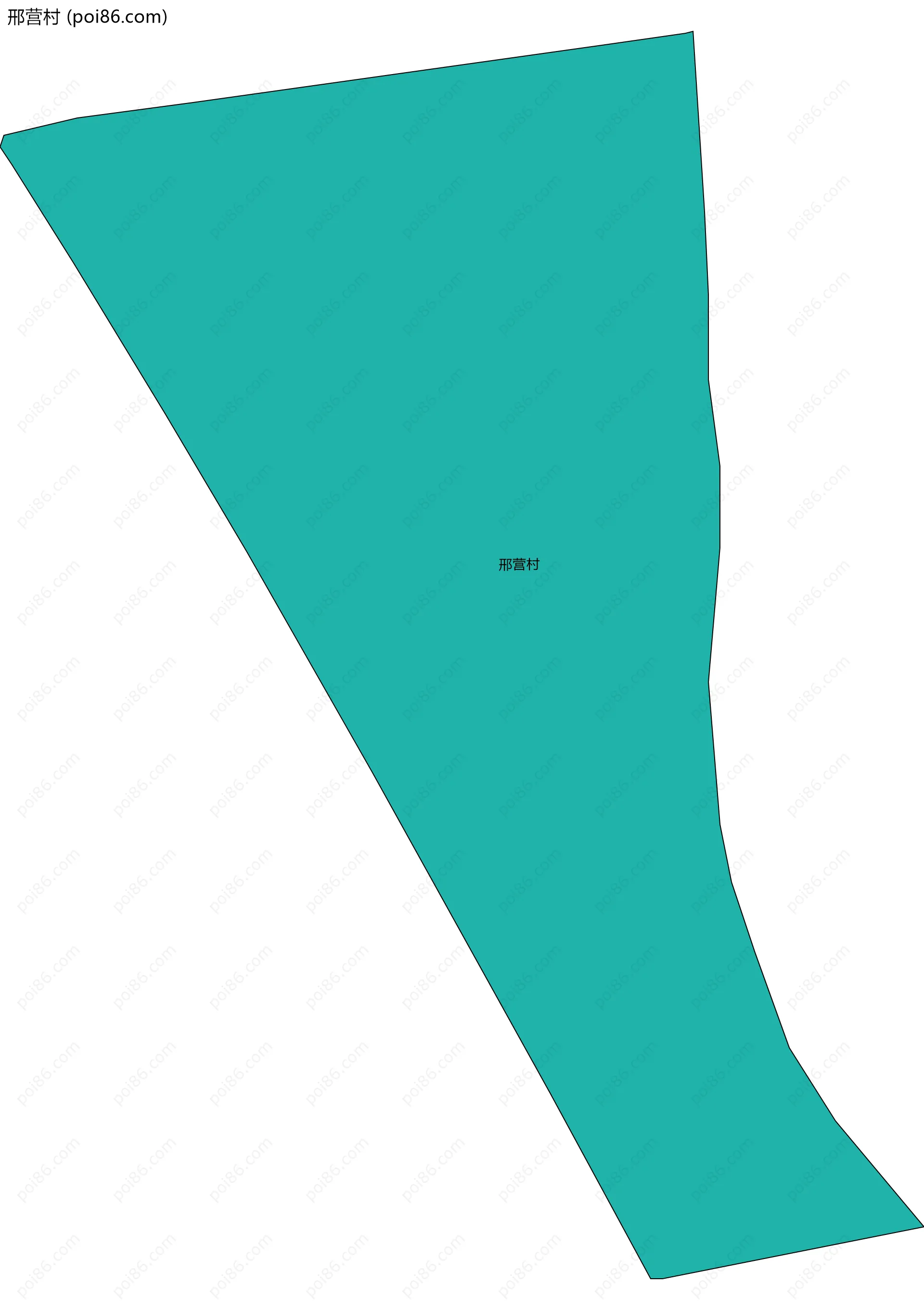 邢营村边界地图