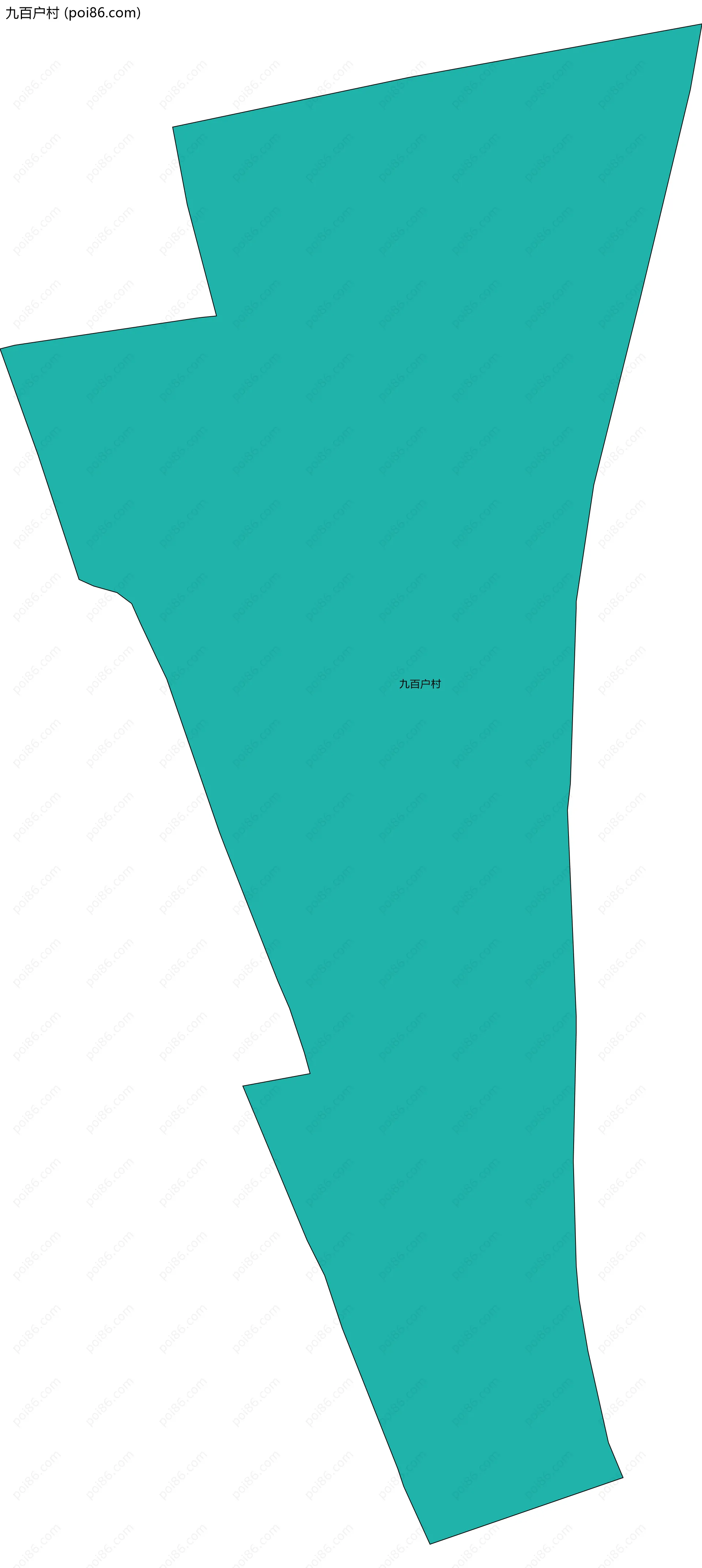 九百户村边界地图