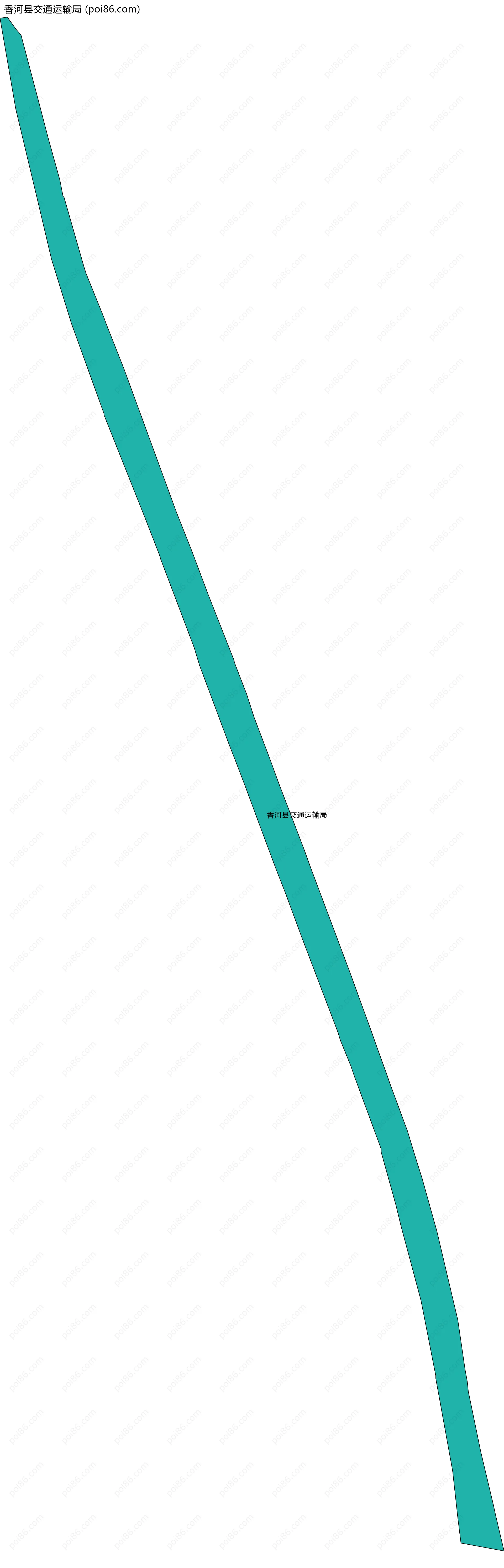 香河县交通运输局边界地图