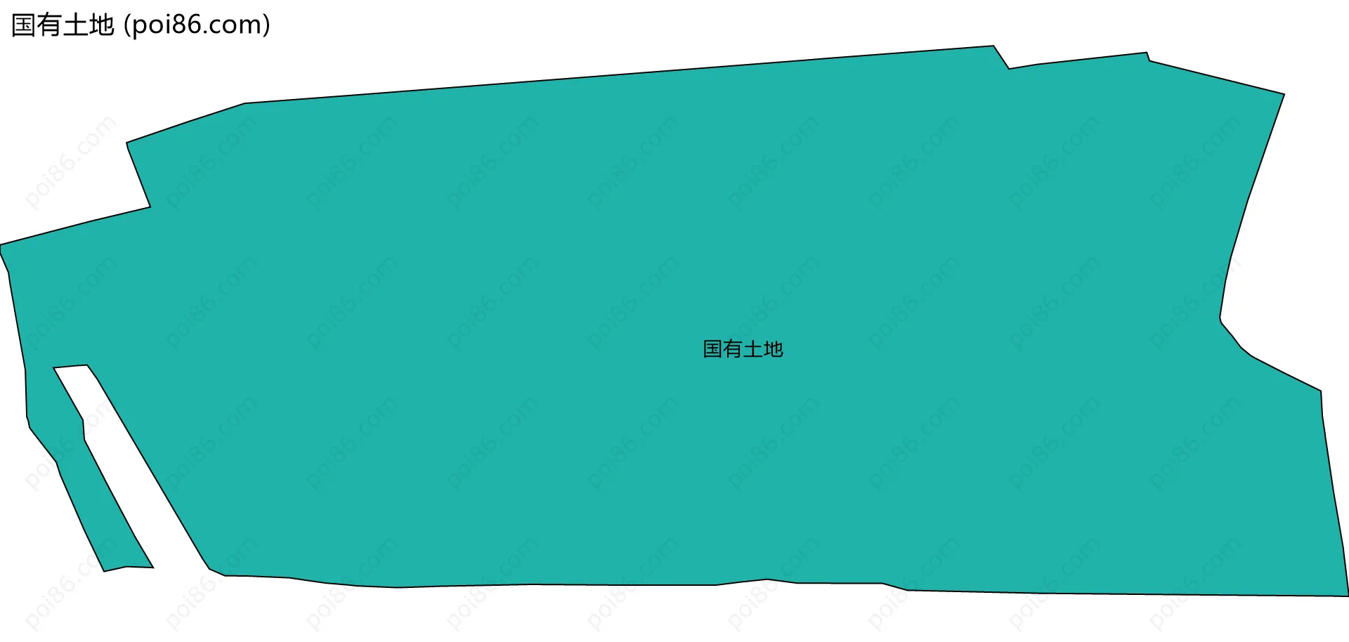 国有土地边界地图