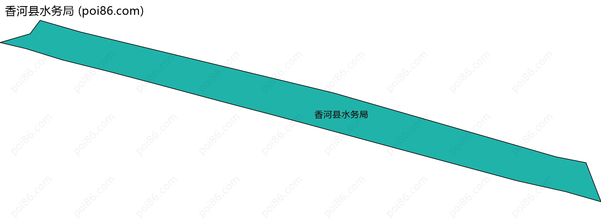 香河县水务局边界地图