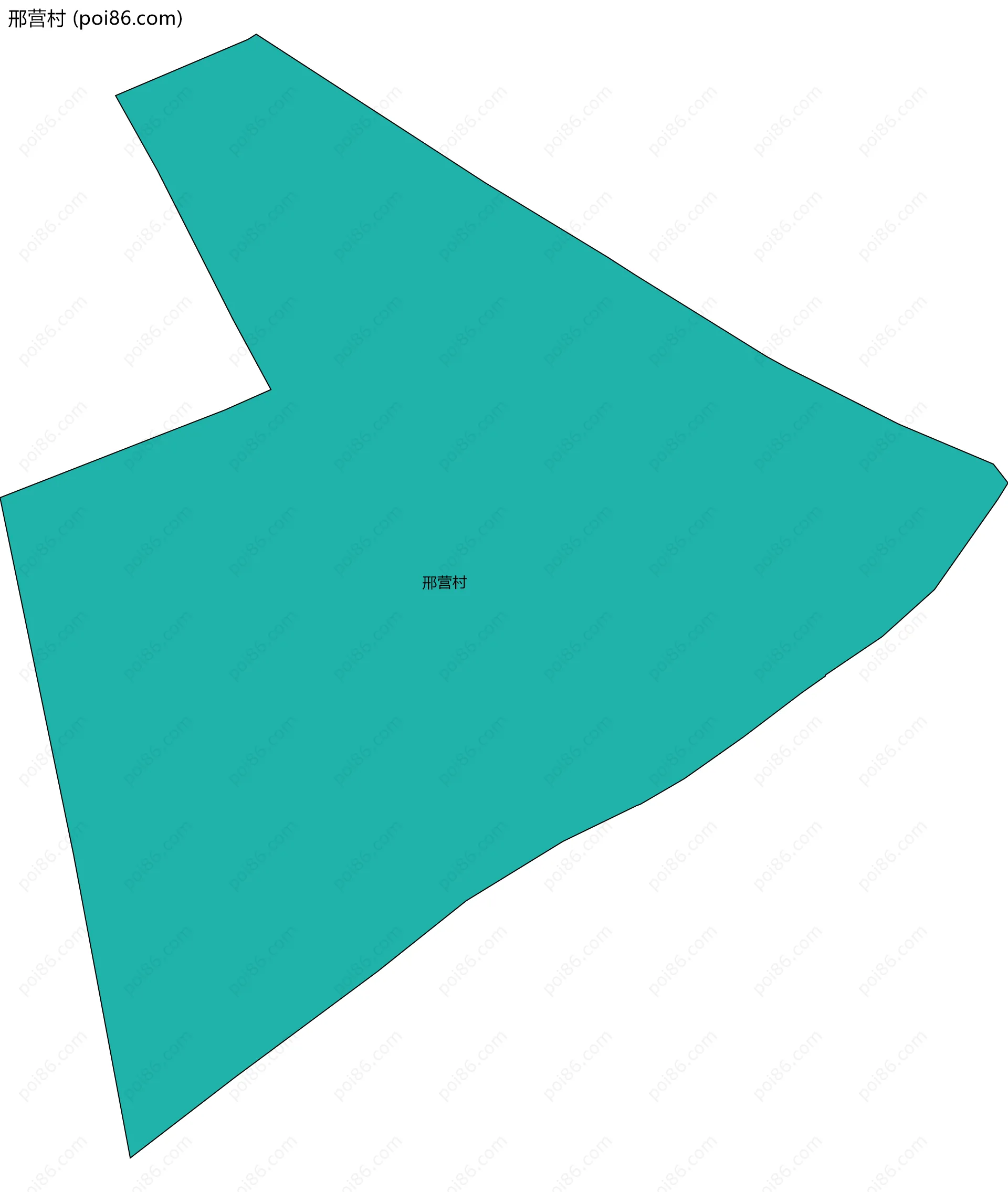 邢营村边界地图