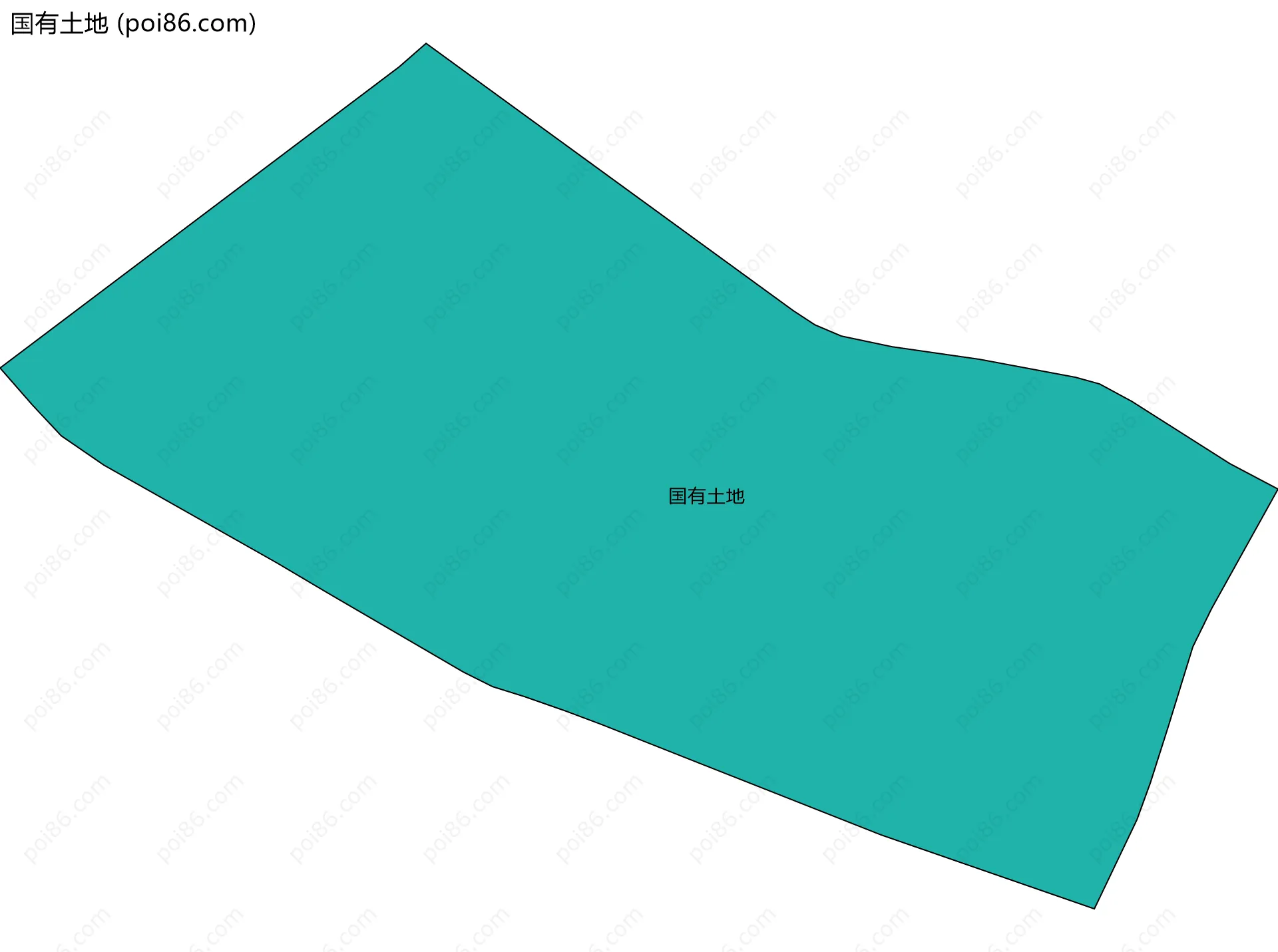 国有土地边界地图