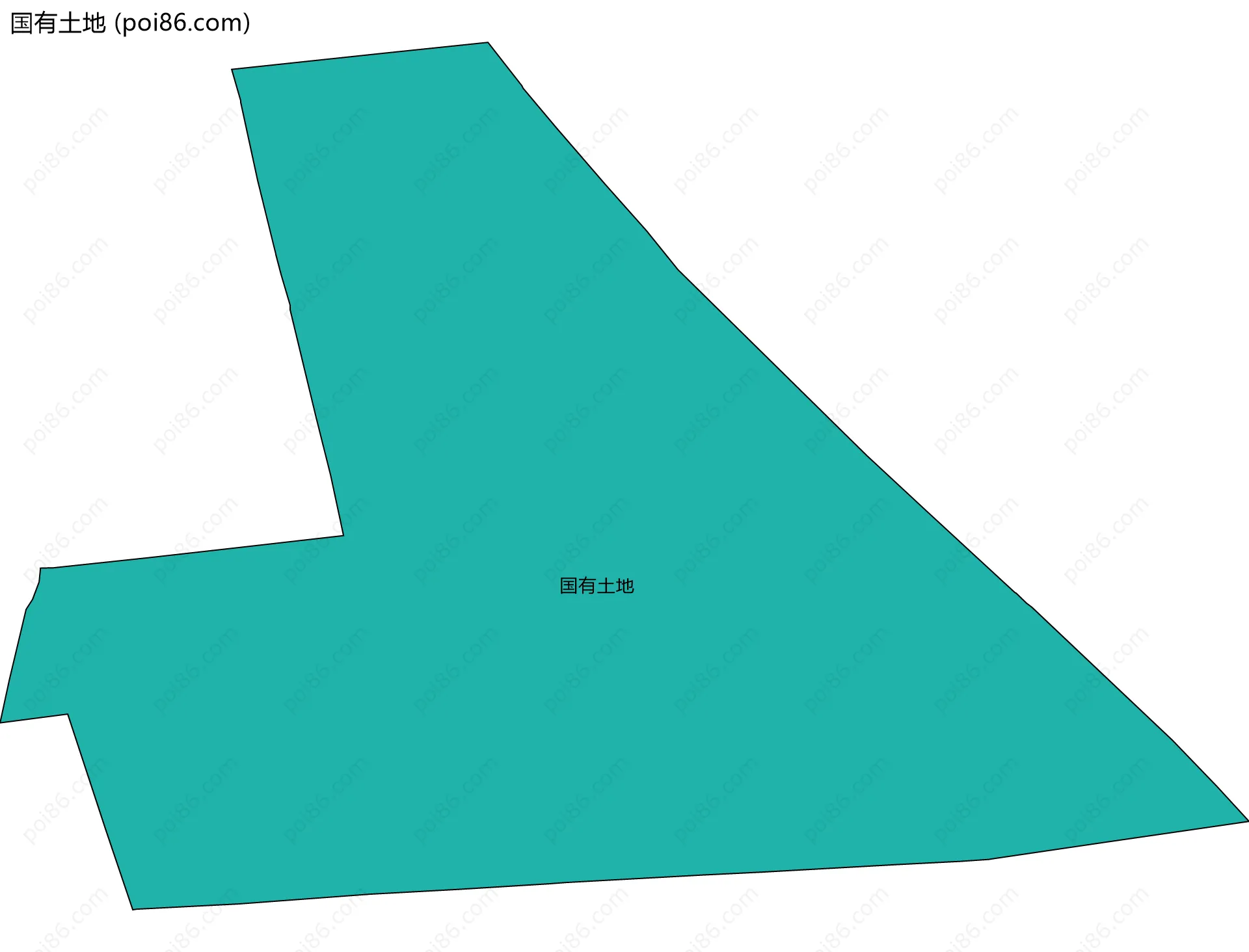国有土地边界地图