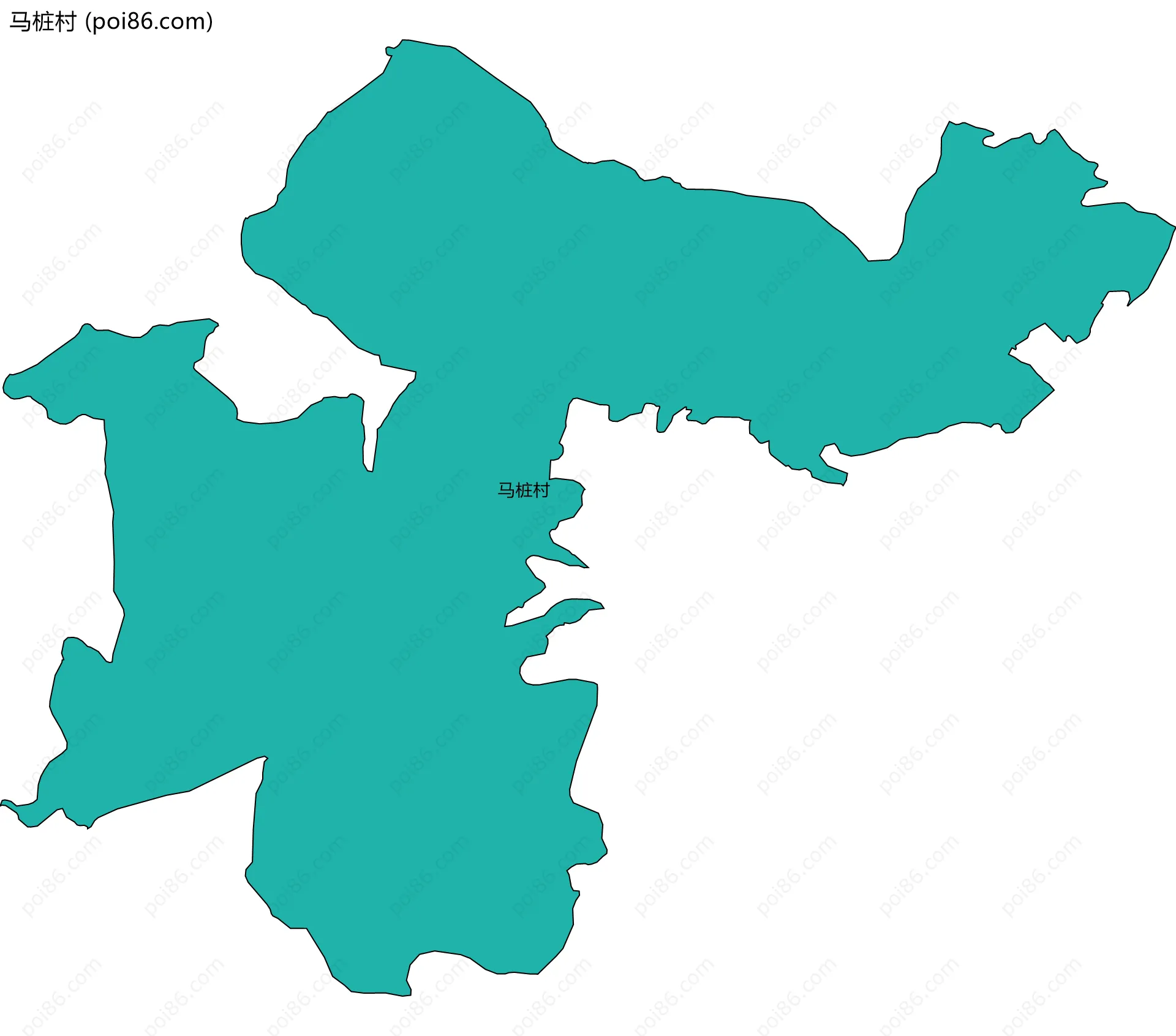 马桩村边界地图