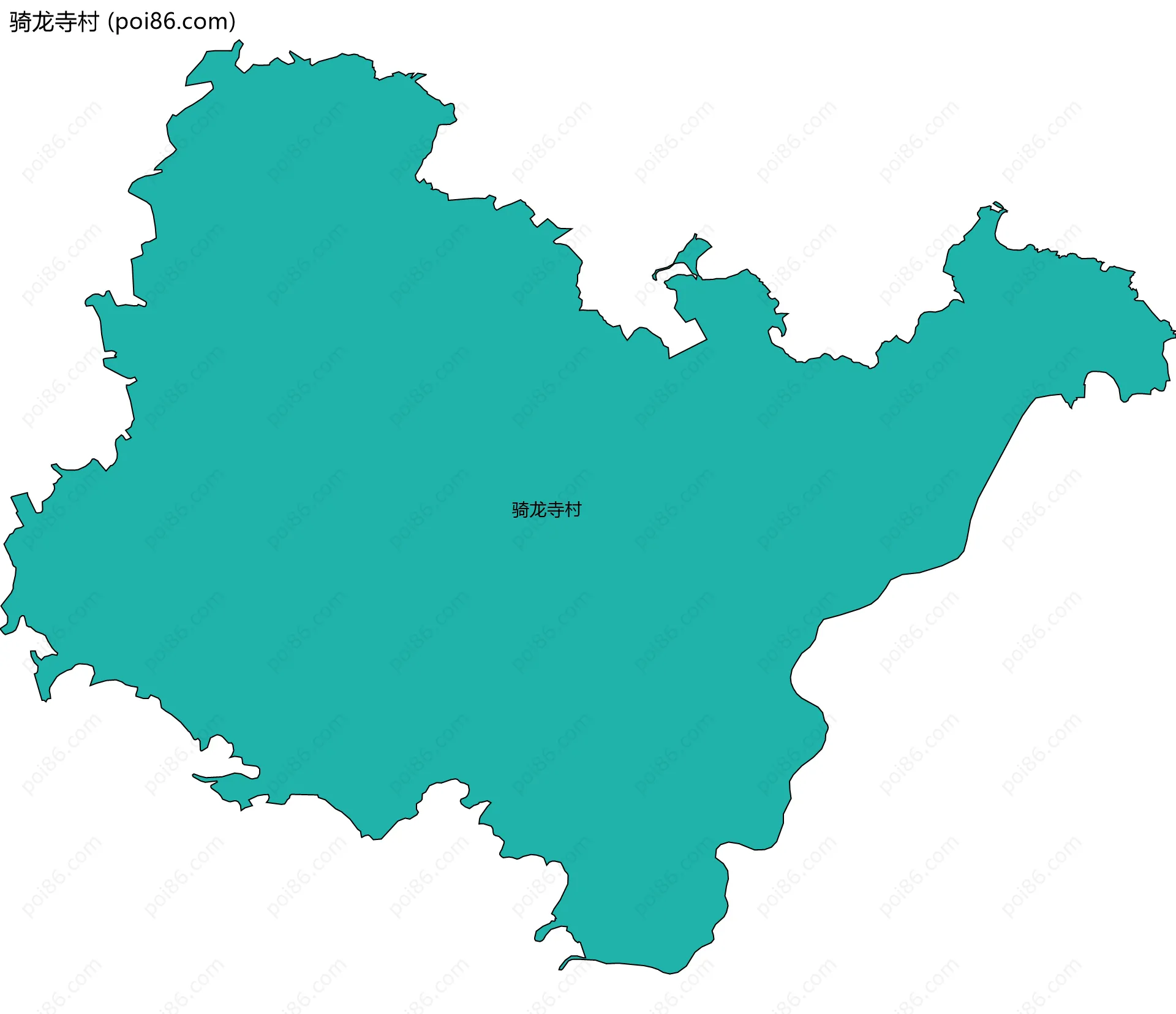 骑龙寺村边界地图