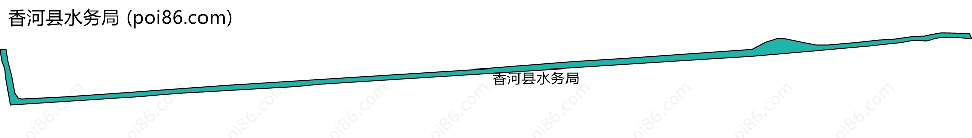 香河县水务局边界地图