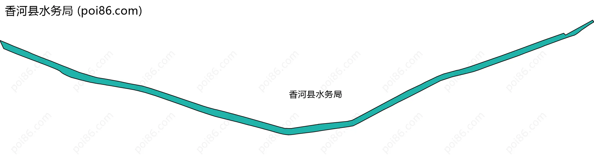 香河县水务局边界地图