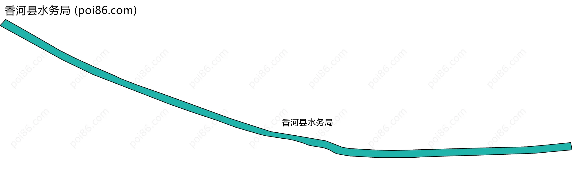 香河县水务局边界地图