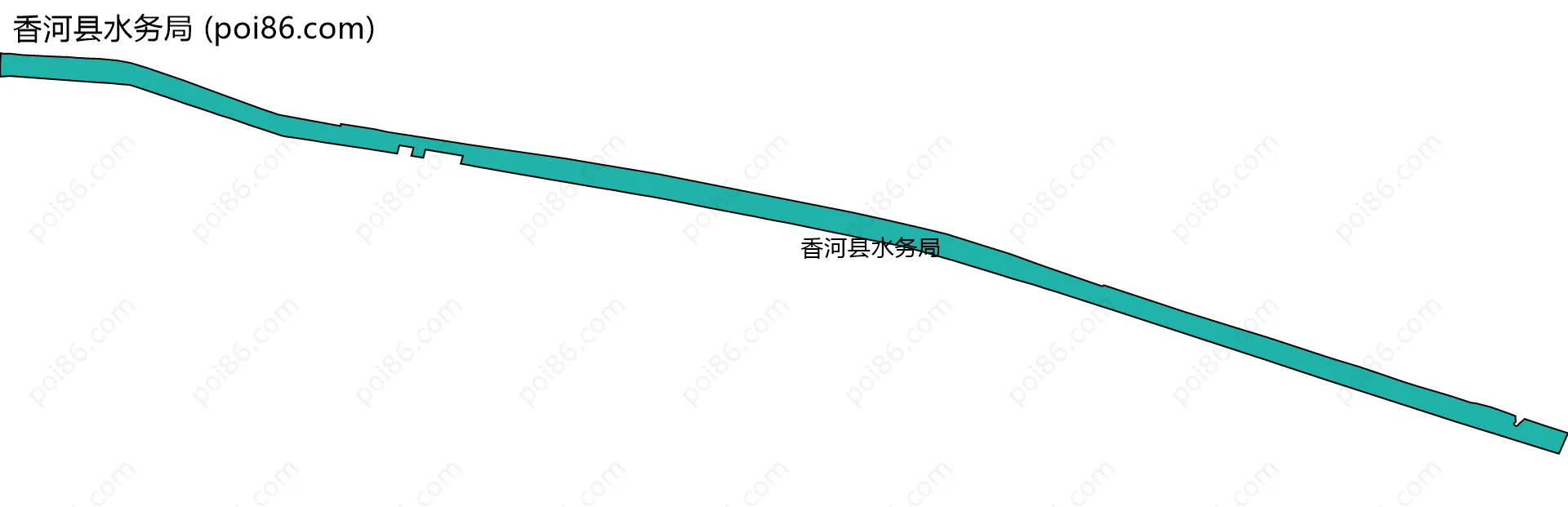 香河县水务局边界地图